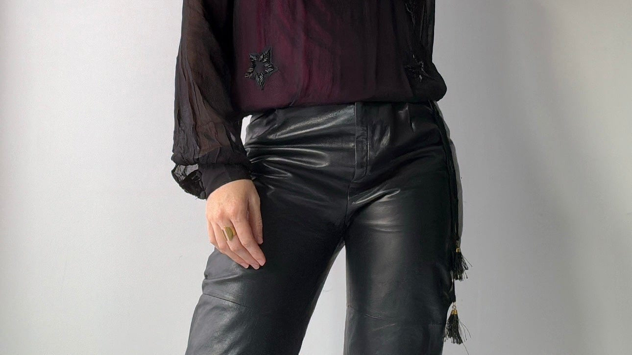 SisterGolden Pants Rodin Vintage Leather Pants
