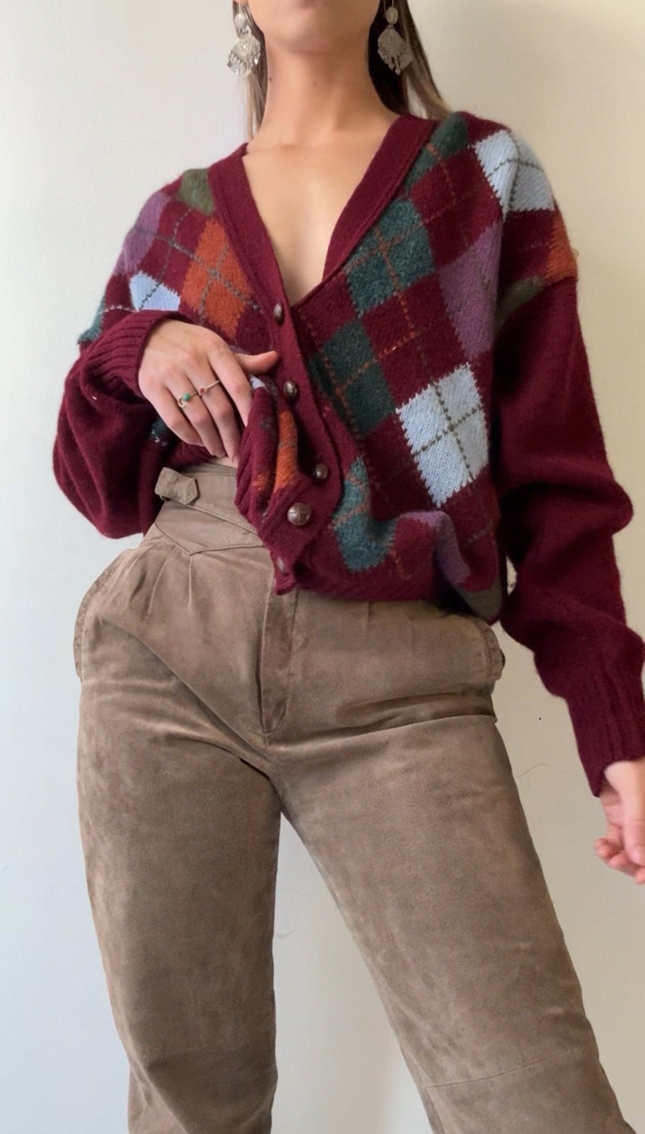 SisterGolden Pants Yessica Vintage Leather Pants
