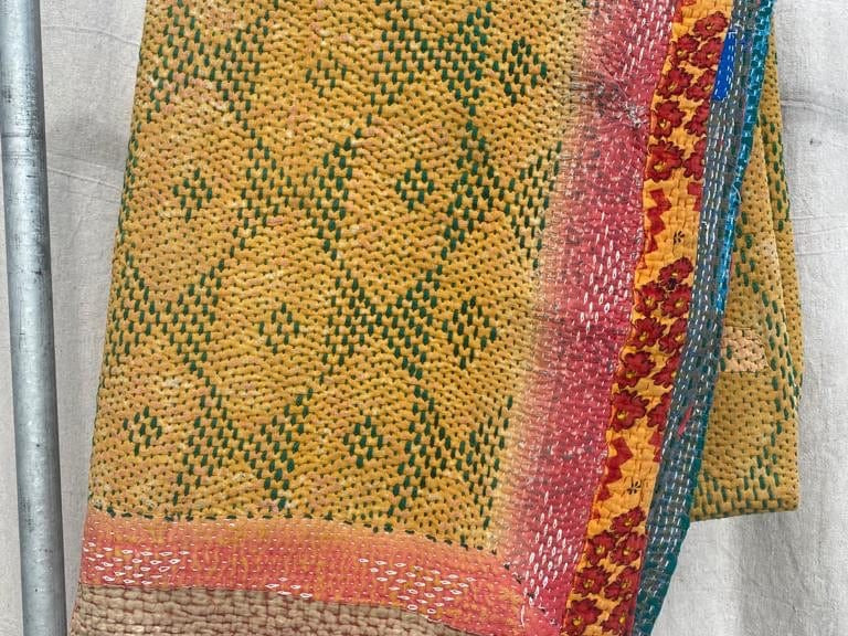 SisterGolden Quilts Garima Vintage Kantha Quilt