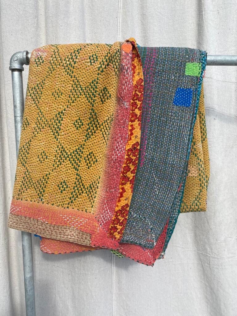 SisterGolden Quilts Garima Vintage Kantha Quilt