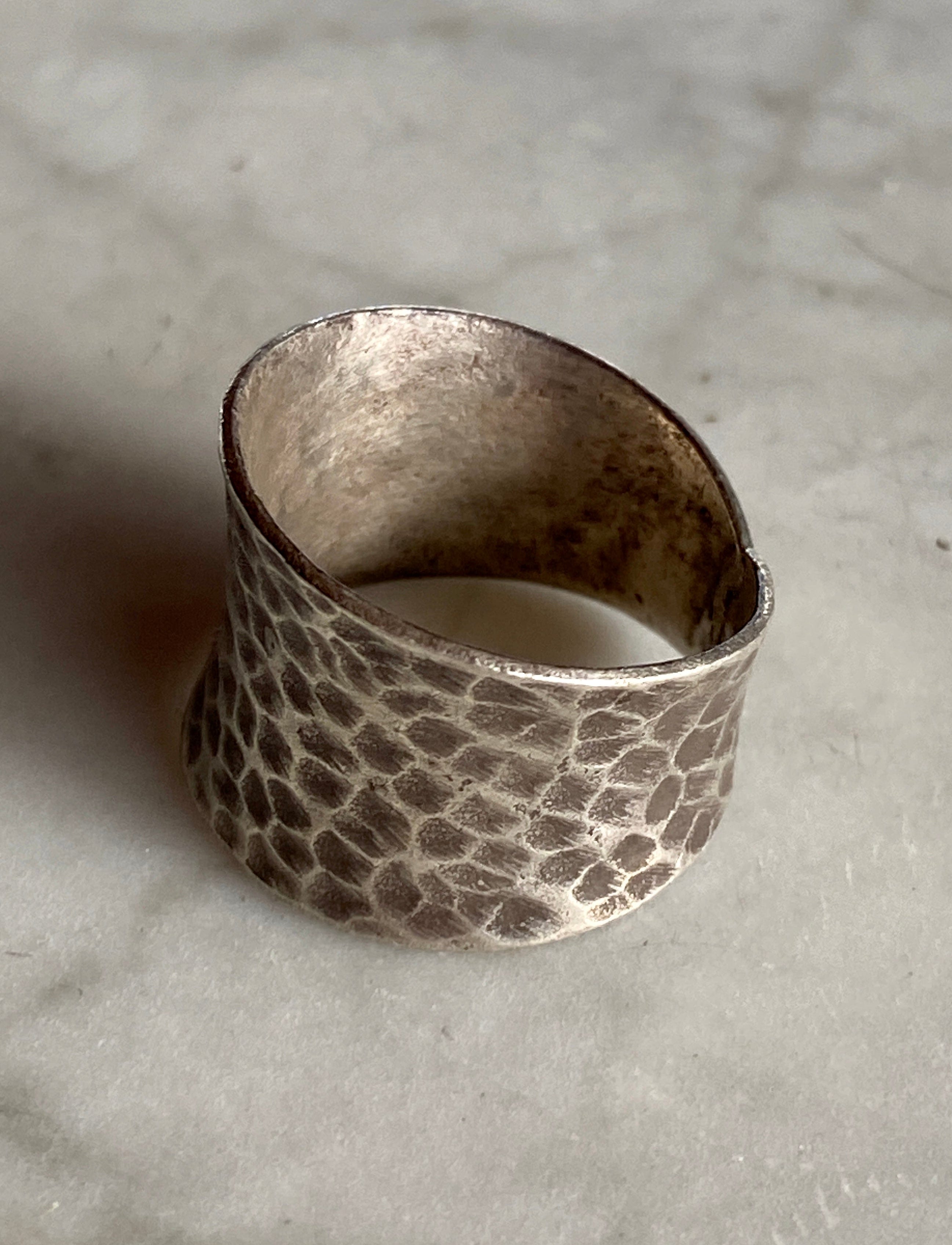SisterGolden Rings Cheetah Silver Ring