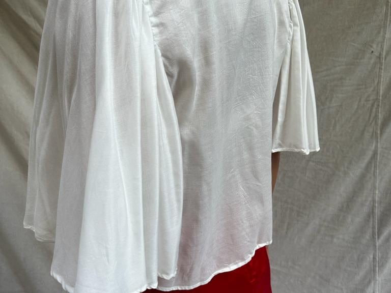 Sistergolden Shirt White Batwing Shirt
