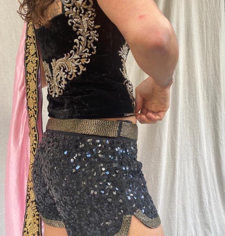 SisterGolden Short Urban Sequin Shorts
