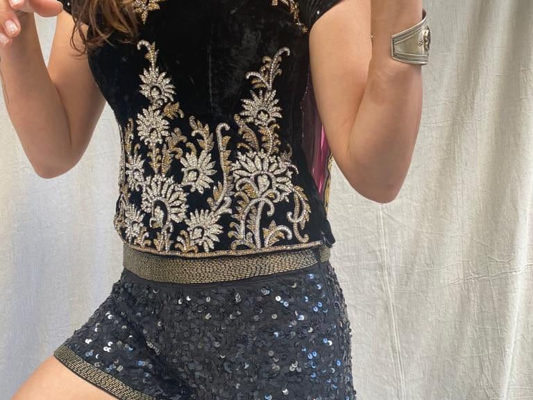 SisterGolden Short Urban Sequin Shorts