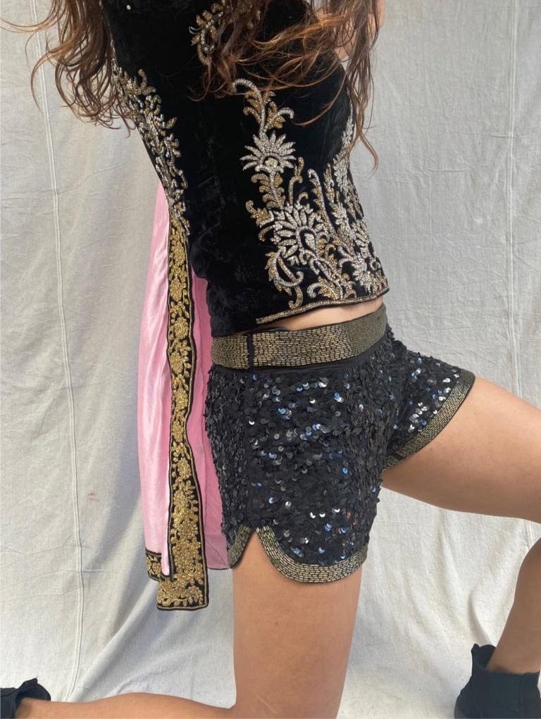 SisterGolden Short Urban Sequin Shorts