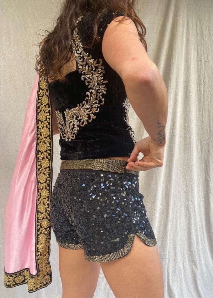 SisterGolden Short Urban Sequin Shorts