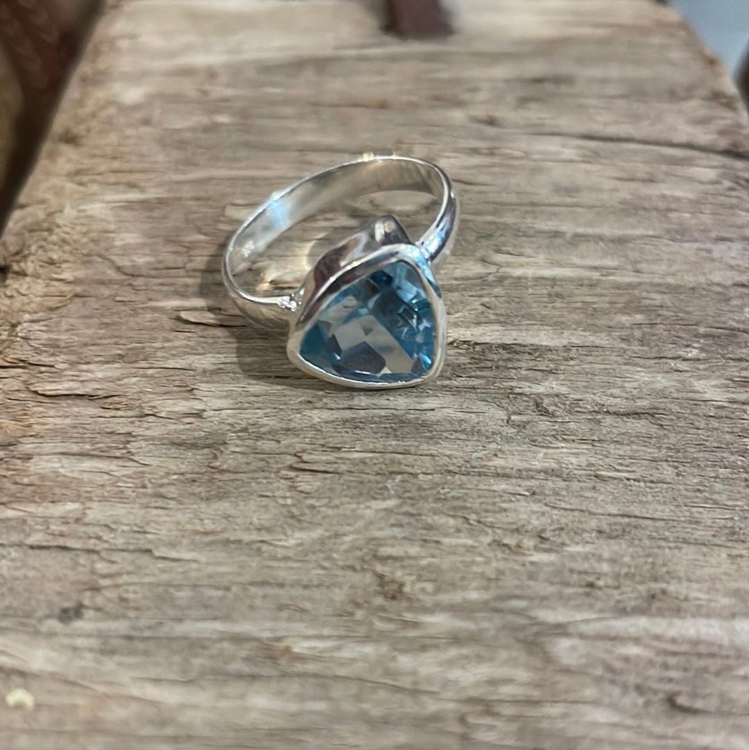 Sterling Silver Topaz Ring, Sistergolden, Sistergolden