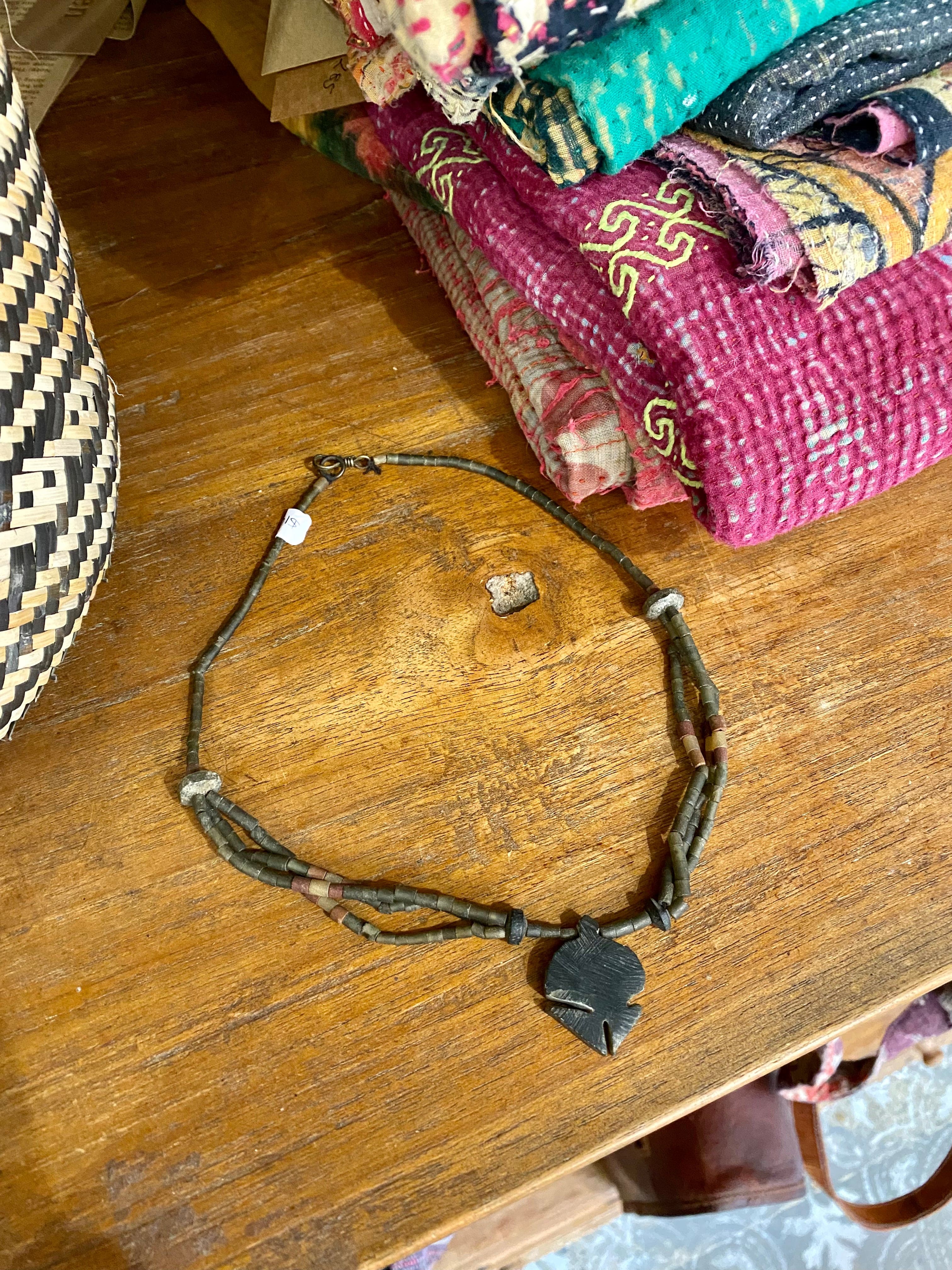 Sistergolden Stone wood Necklace