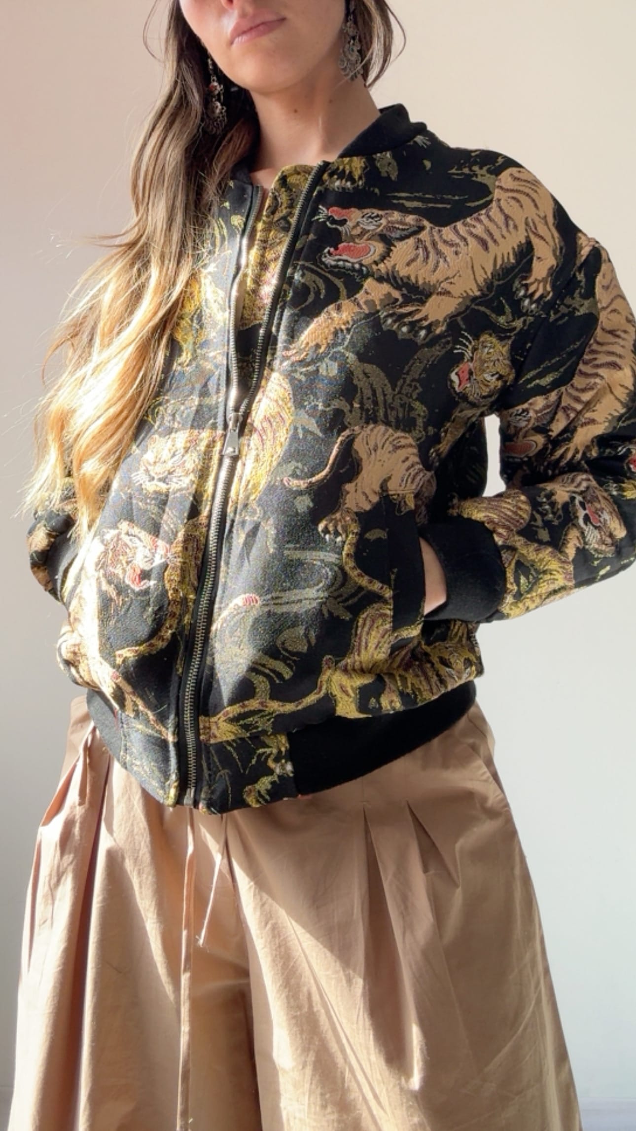 Sistergolden Sukajan Jacket Gold Tiger