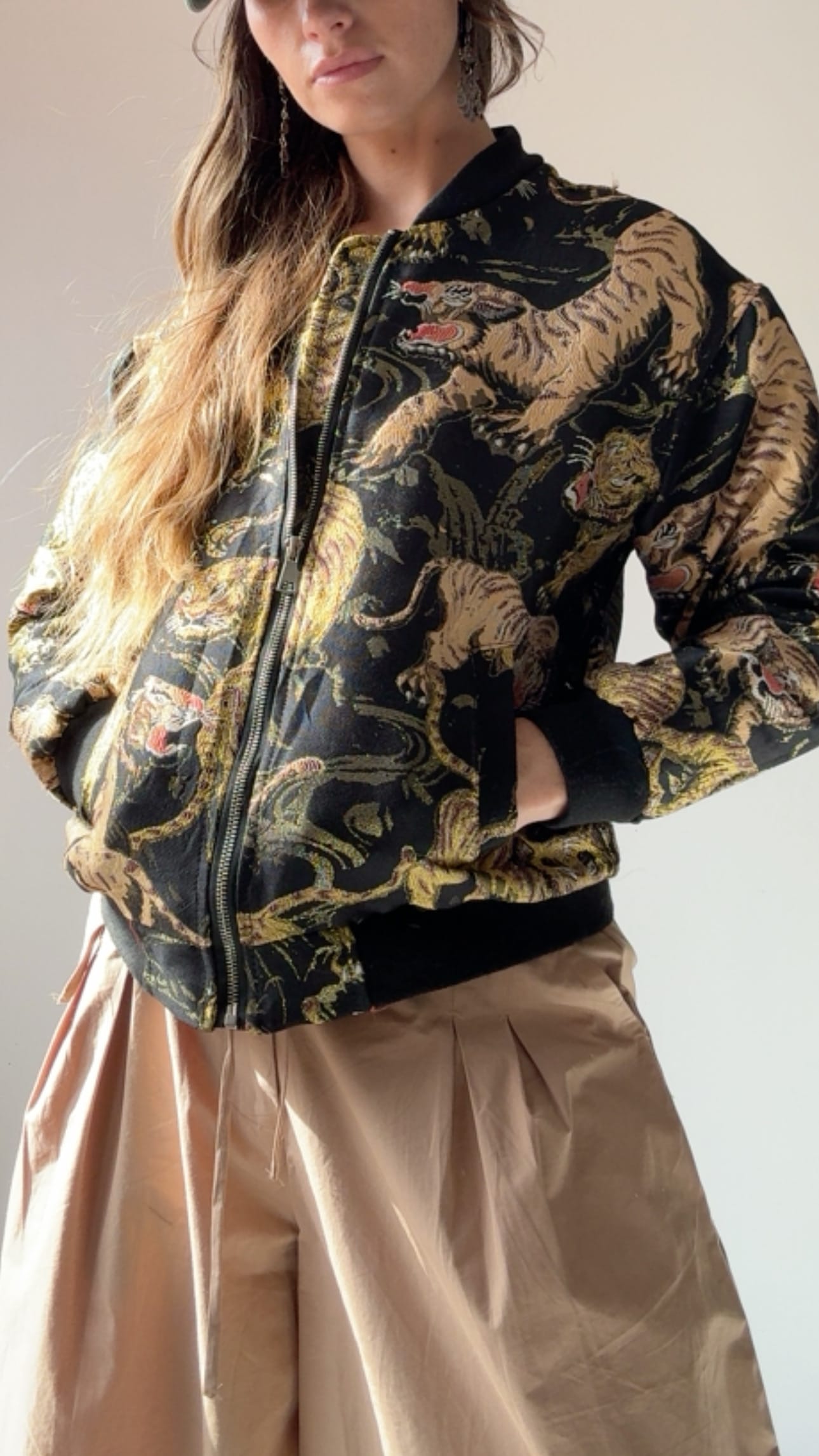 Sistergolden Sukajan Jacket Gold Tiger