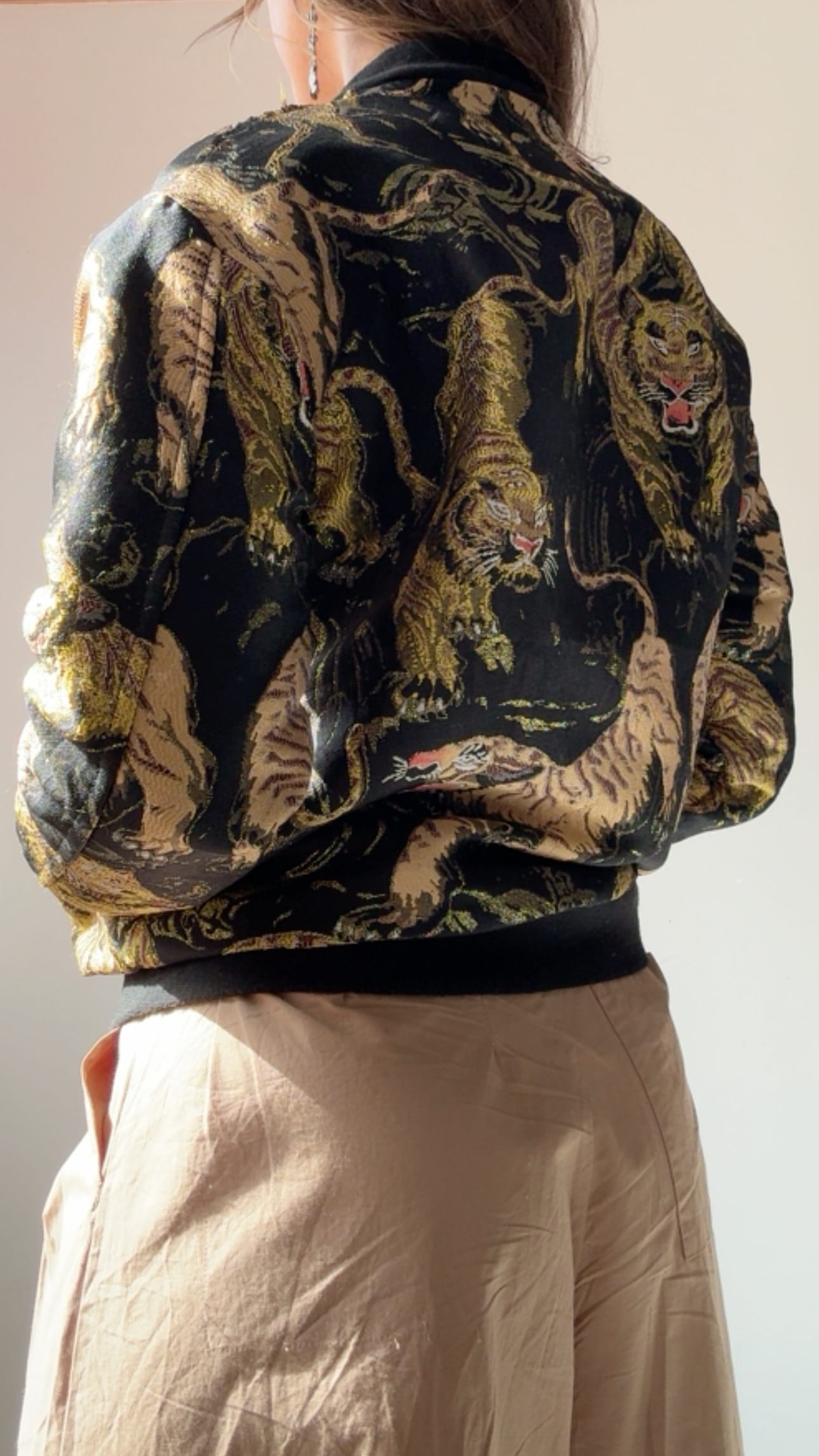 Sistergolden Sukajan Jacket Gold Tiger