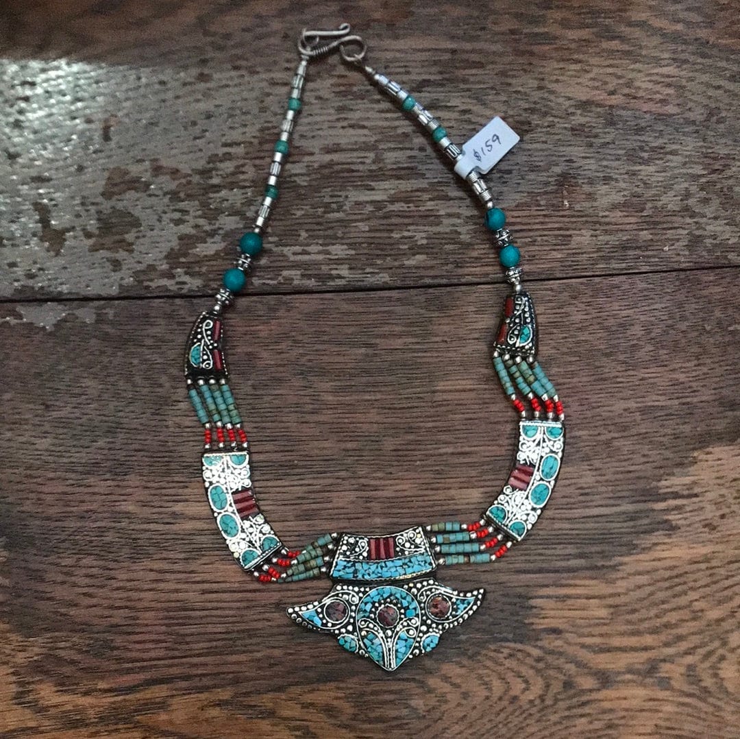 Sistergolden Tibetan Tribal Necklace #4