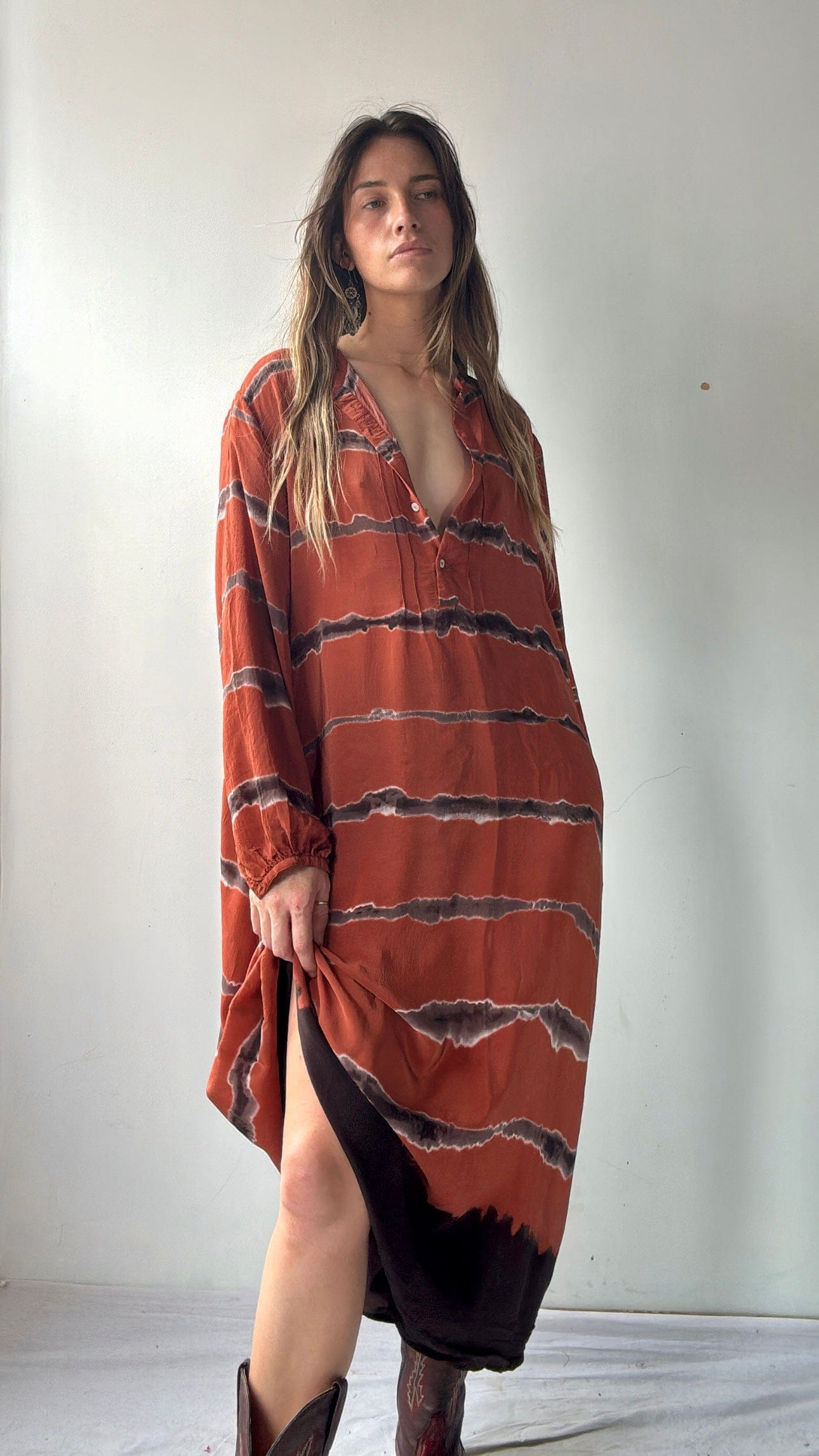 Sistergolden Tiger Shirt Dress
