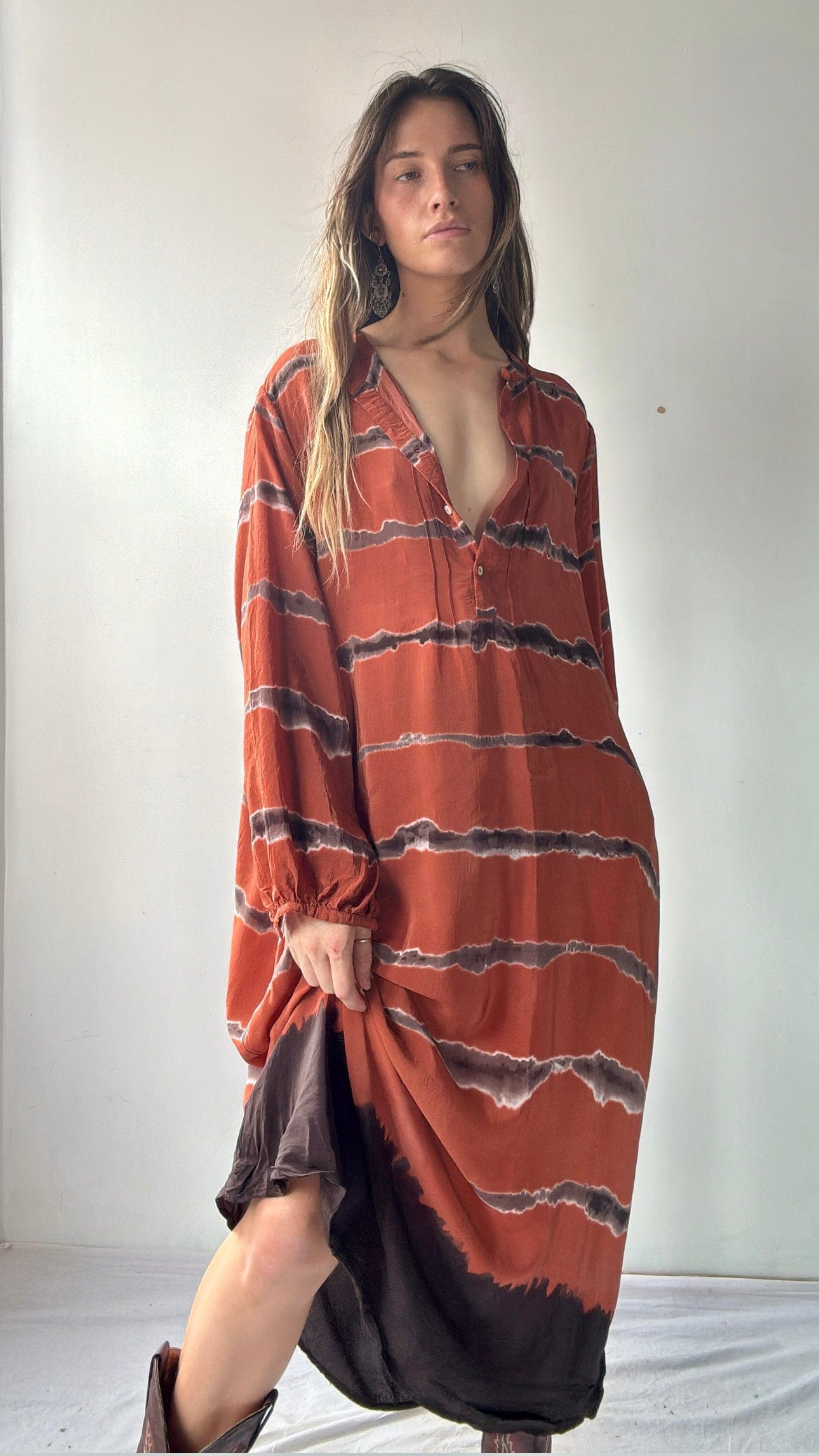 Sistergolden Tiger Shirt Dress