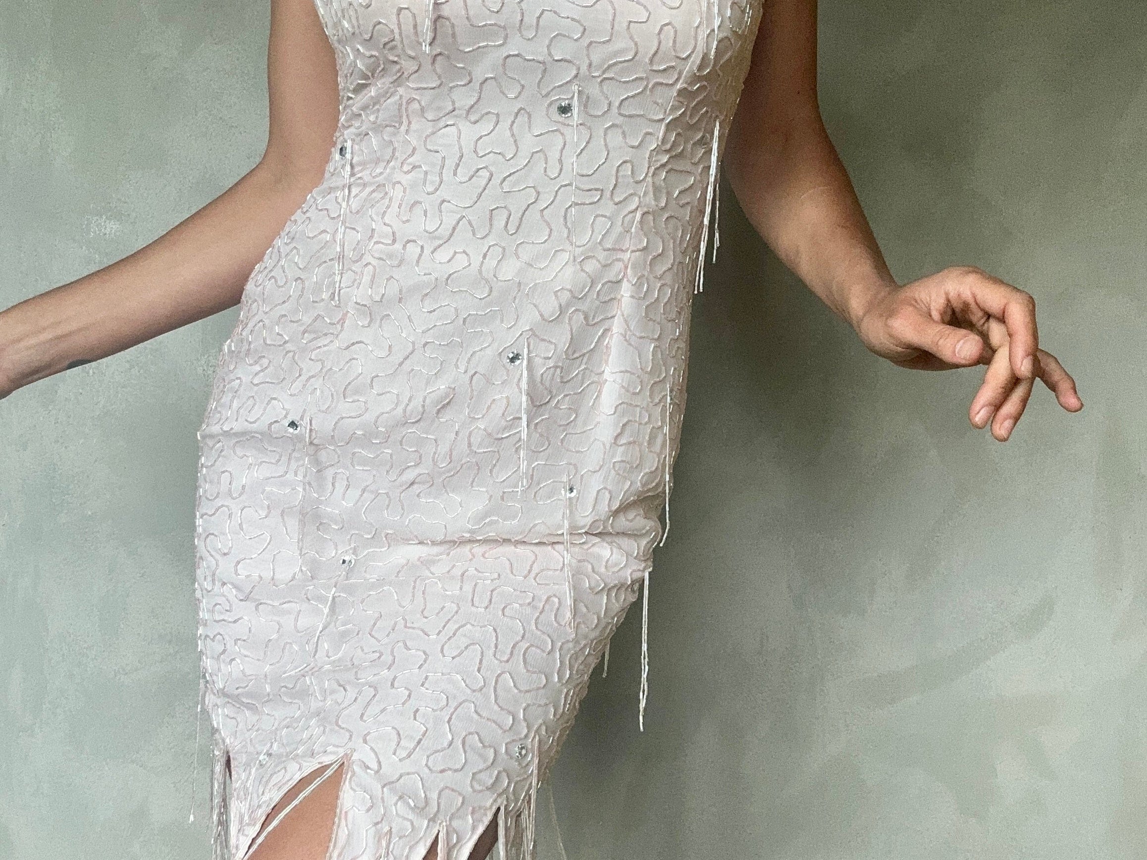 Sistergolden Tinkerbell Vintage Beaded Dress