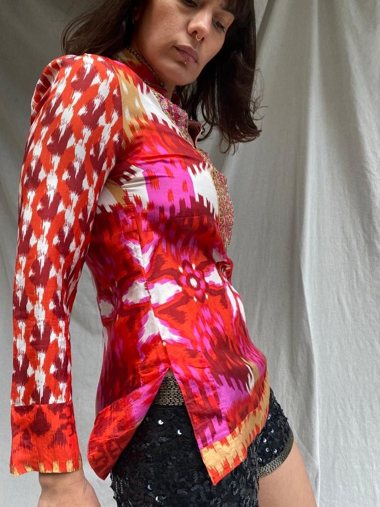Sistergolden Top Fiesta Silk Top