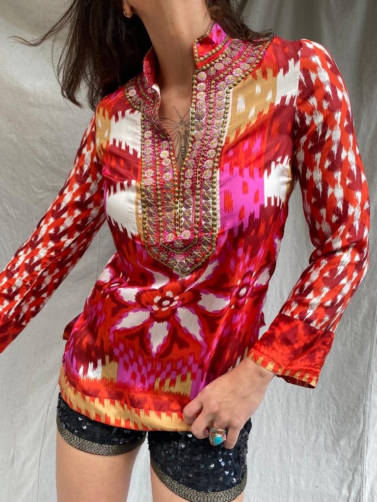 Sistergolden Top Fiesta Silk Top