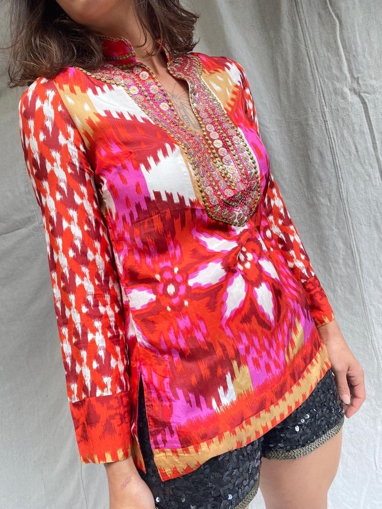 Sistergolden Top Fiesta Silk Top
