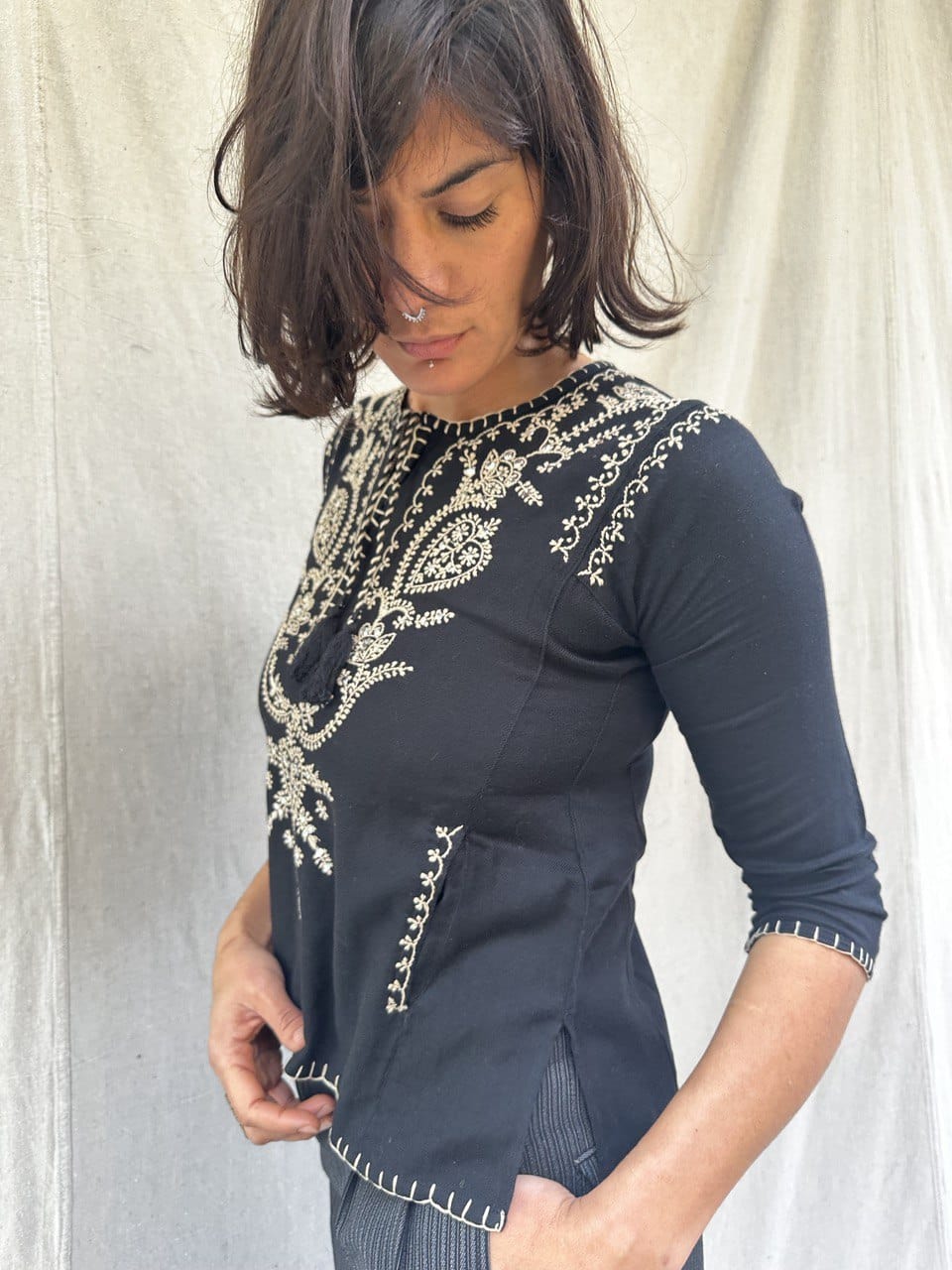 Sistergolden Top Vine Wool Top