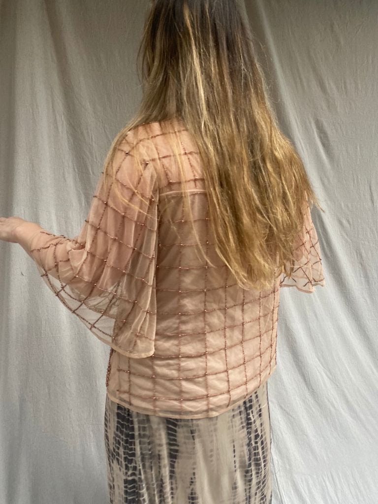 SisterGolden Tops Empresses Beaded Top