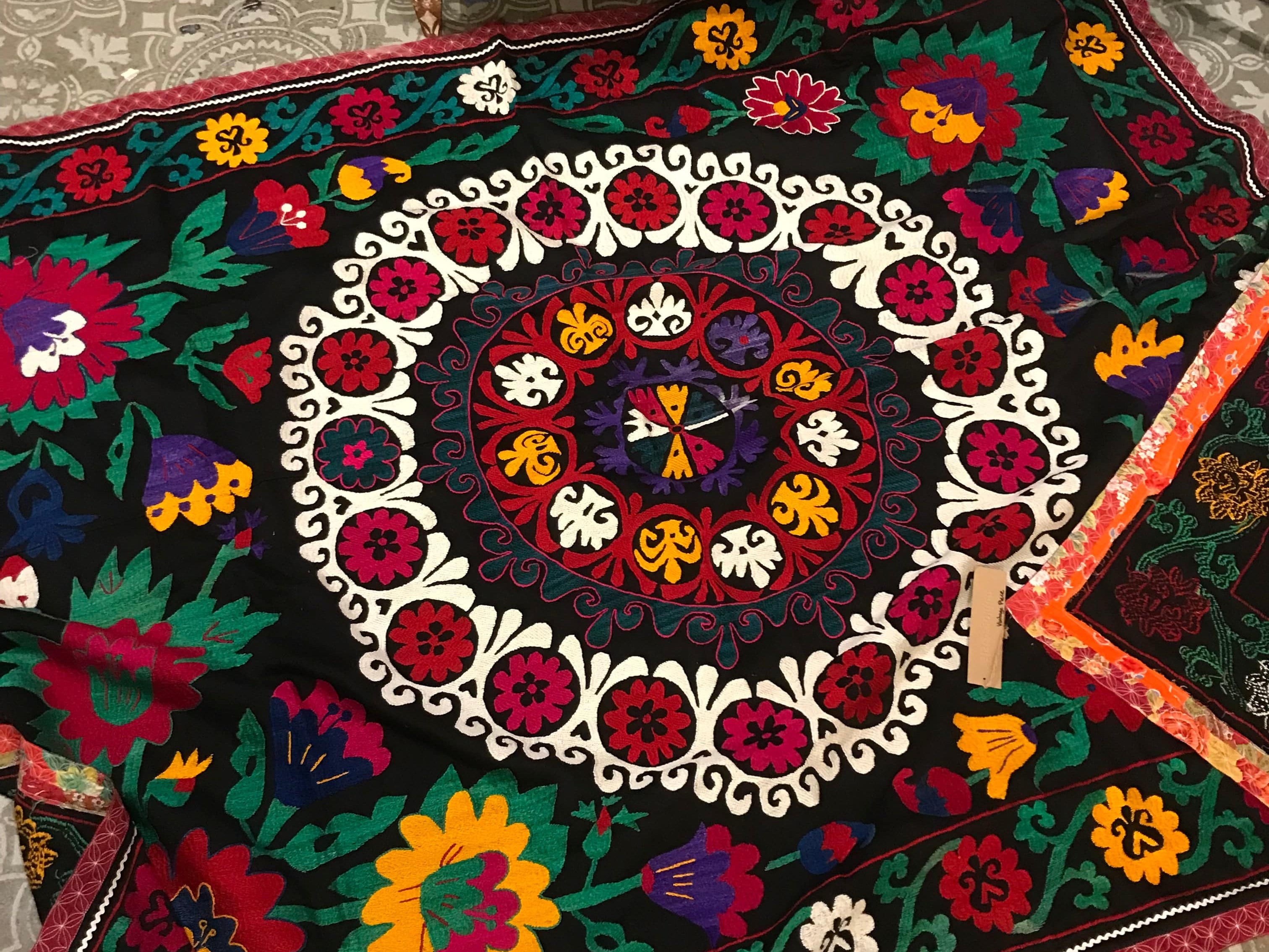 Sistergolden Uzbek Suzani Flowers