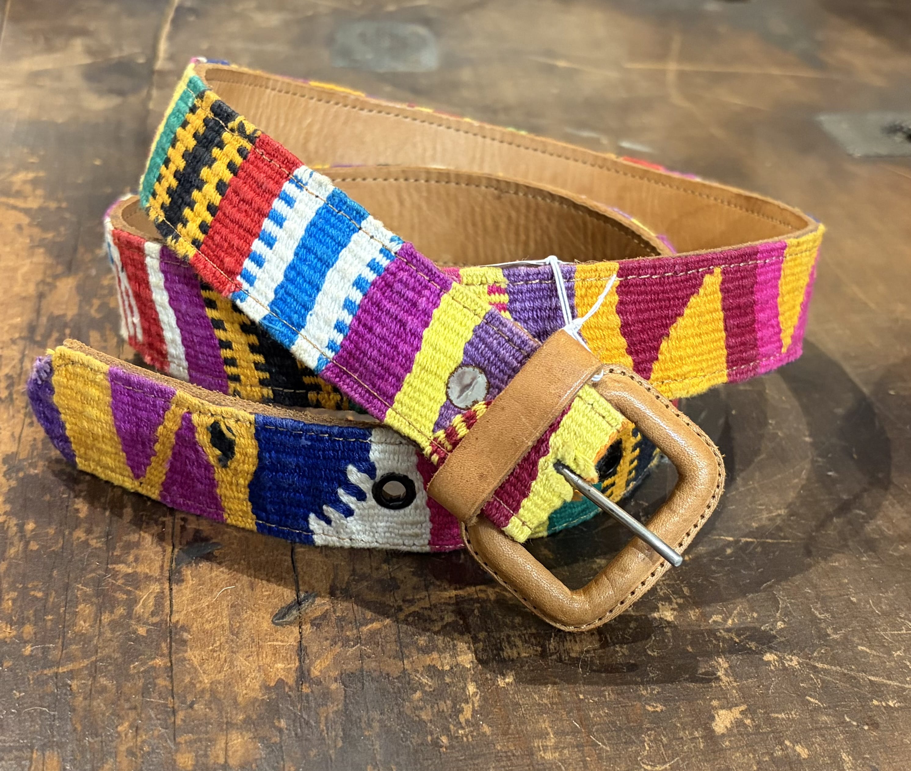 Sistergolden Vintage Bird Guatemalan Belt 42”