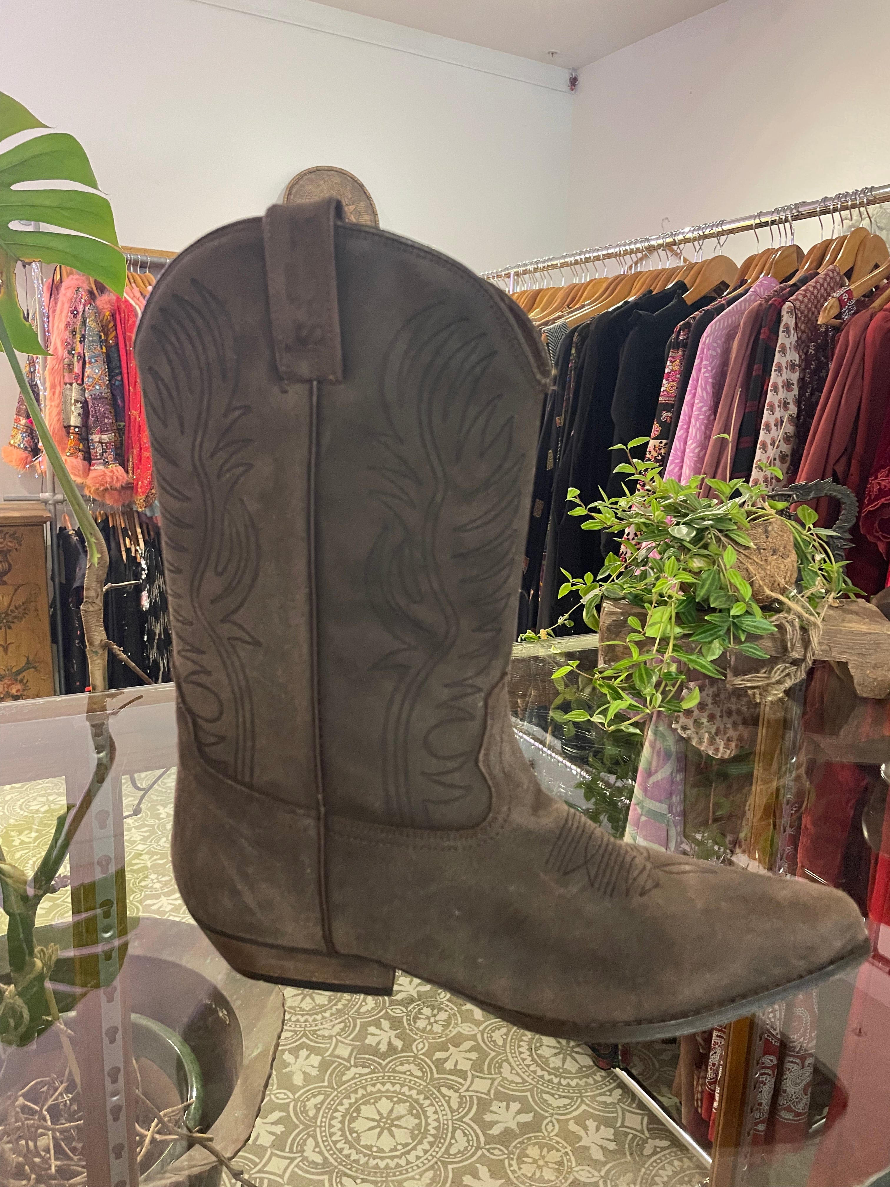 Sistergolden Vintage Cowboy Boots Willie