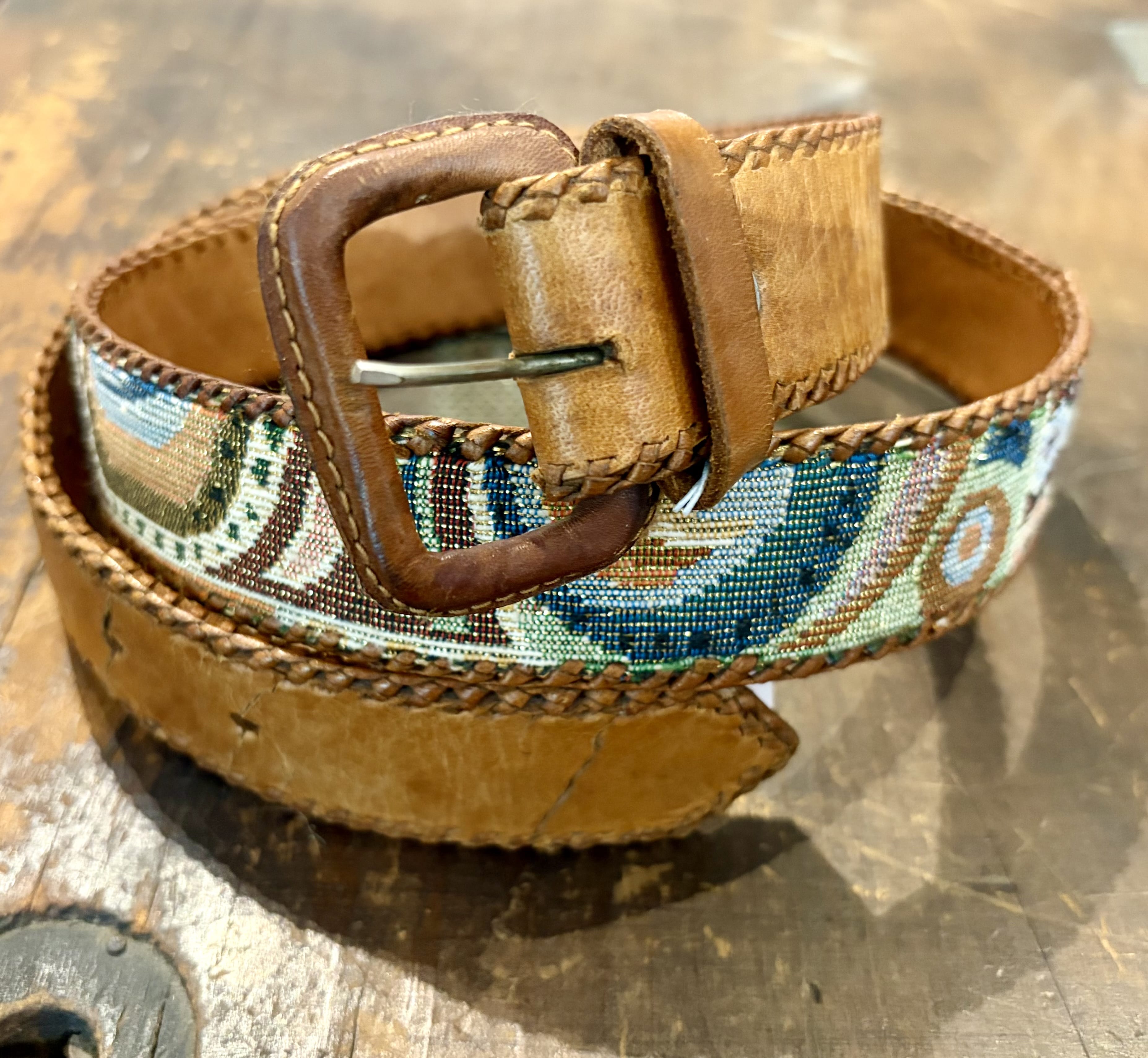 Sistergolden Vintage Crystal Guatemalan Belt