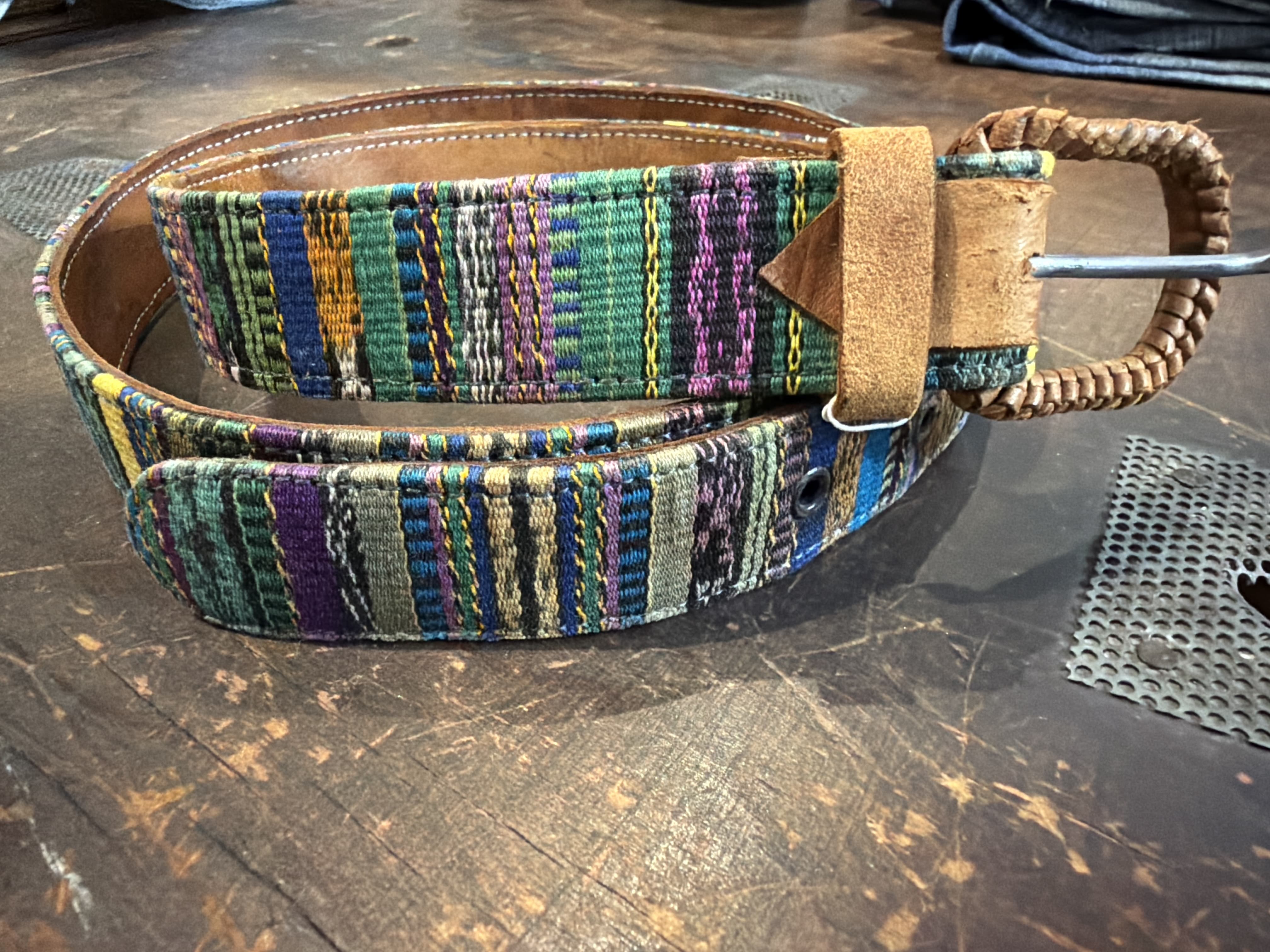 Sistergolden Vintage Earth Guatemalan Belt 40”