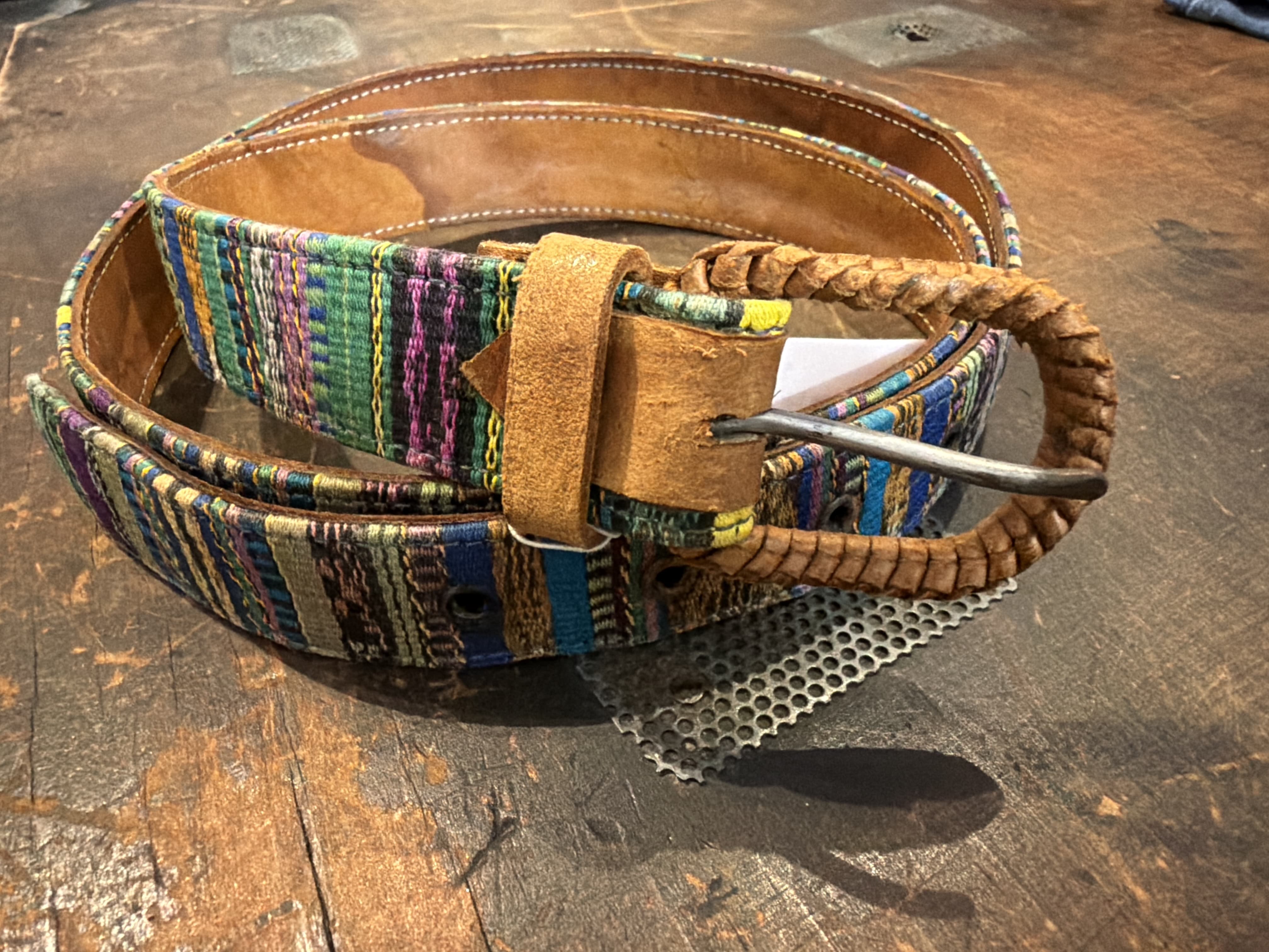 Sistergolden Vintage Earth Guatemalan Belt 40”