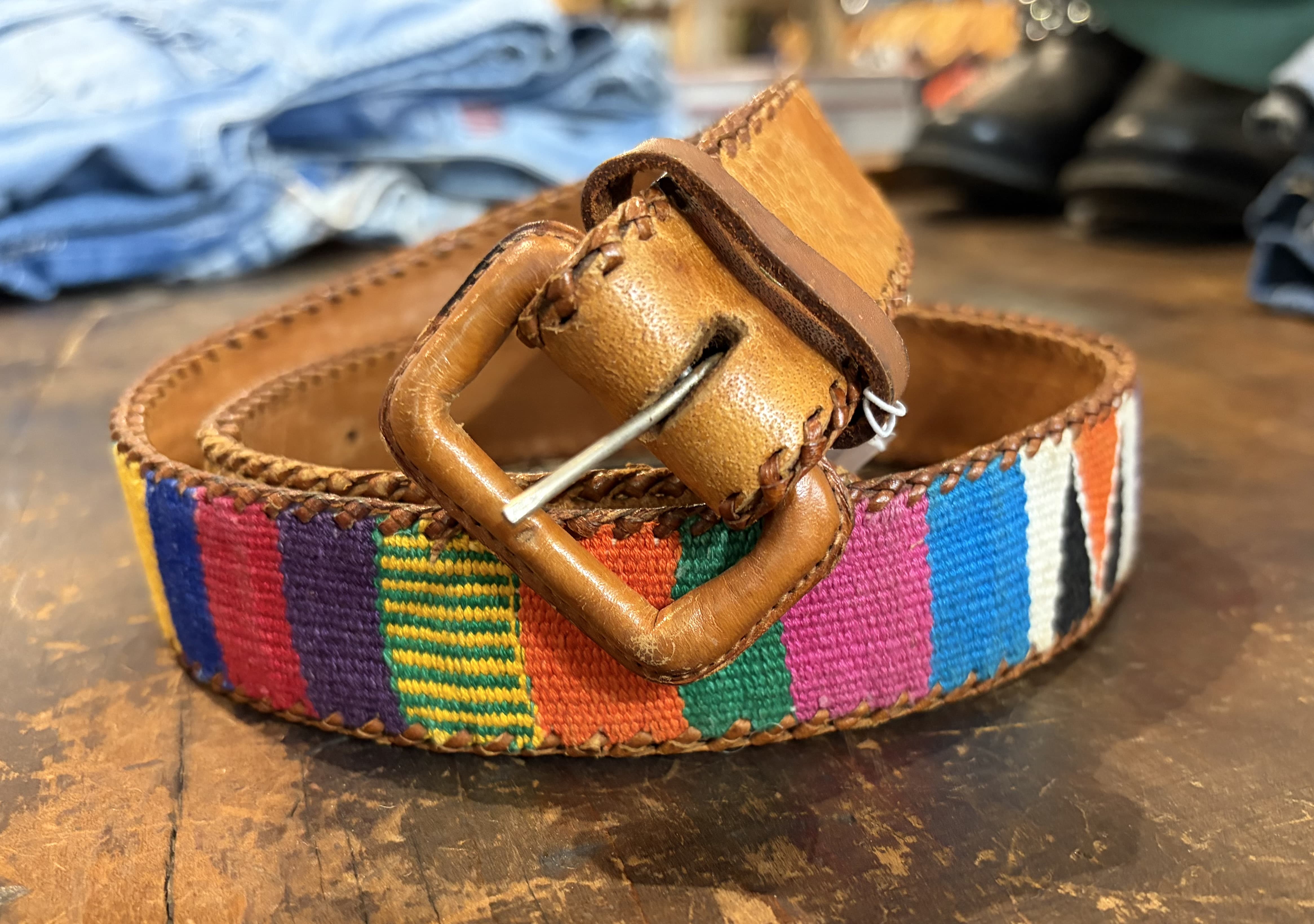 Sistergolden Vintage Field Guatemalan Belt 34.5”