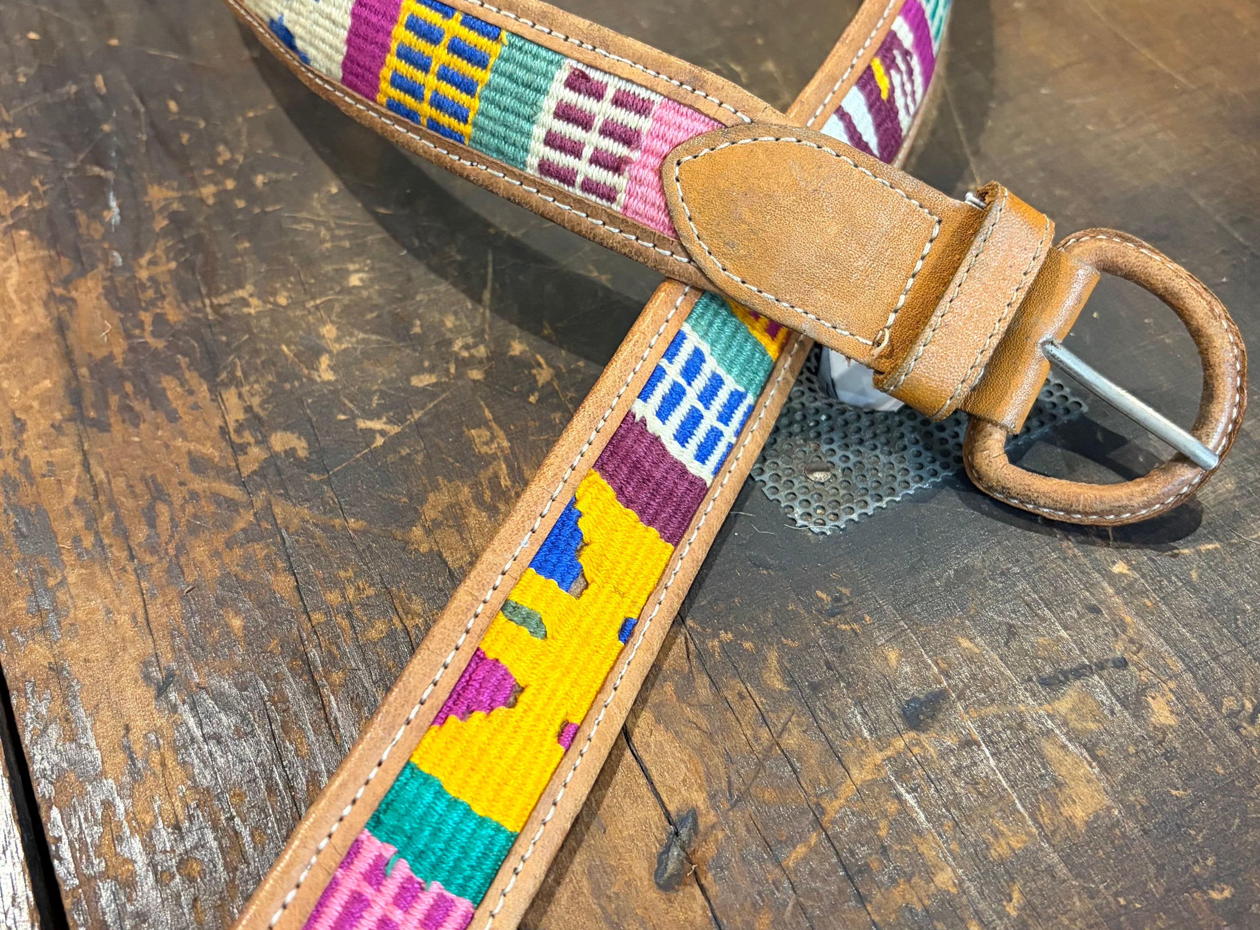 Sistergolden Vintage Flame Guatemalan Belt 36”