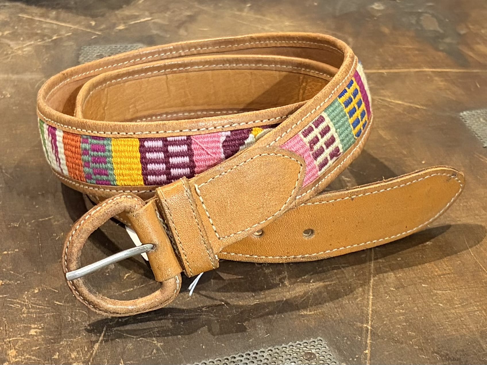 Sistergolden Vintage Flame Guatemalan Belt 36”