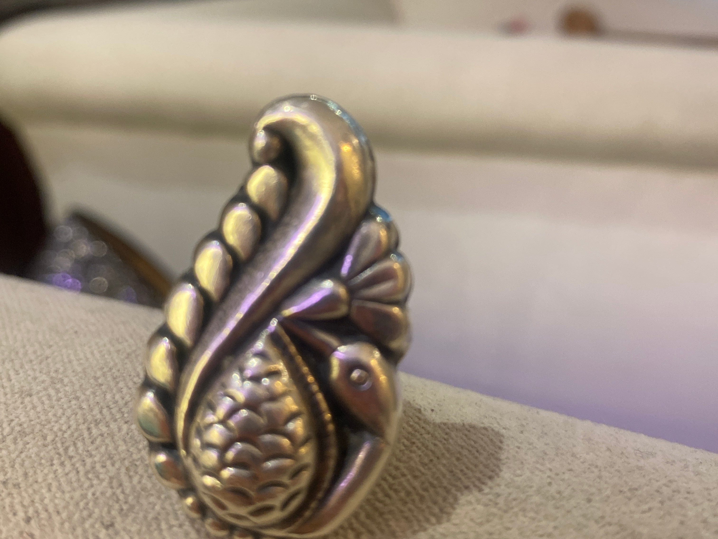 Sistergolden Vintage Handmade Silver Ring