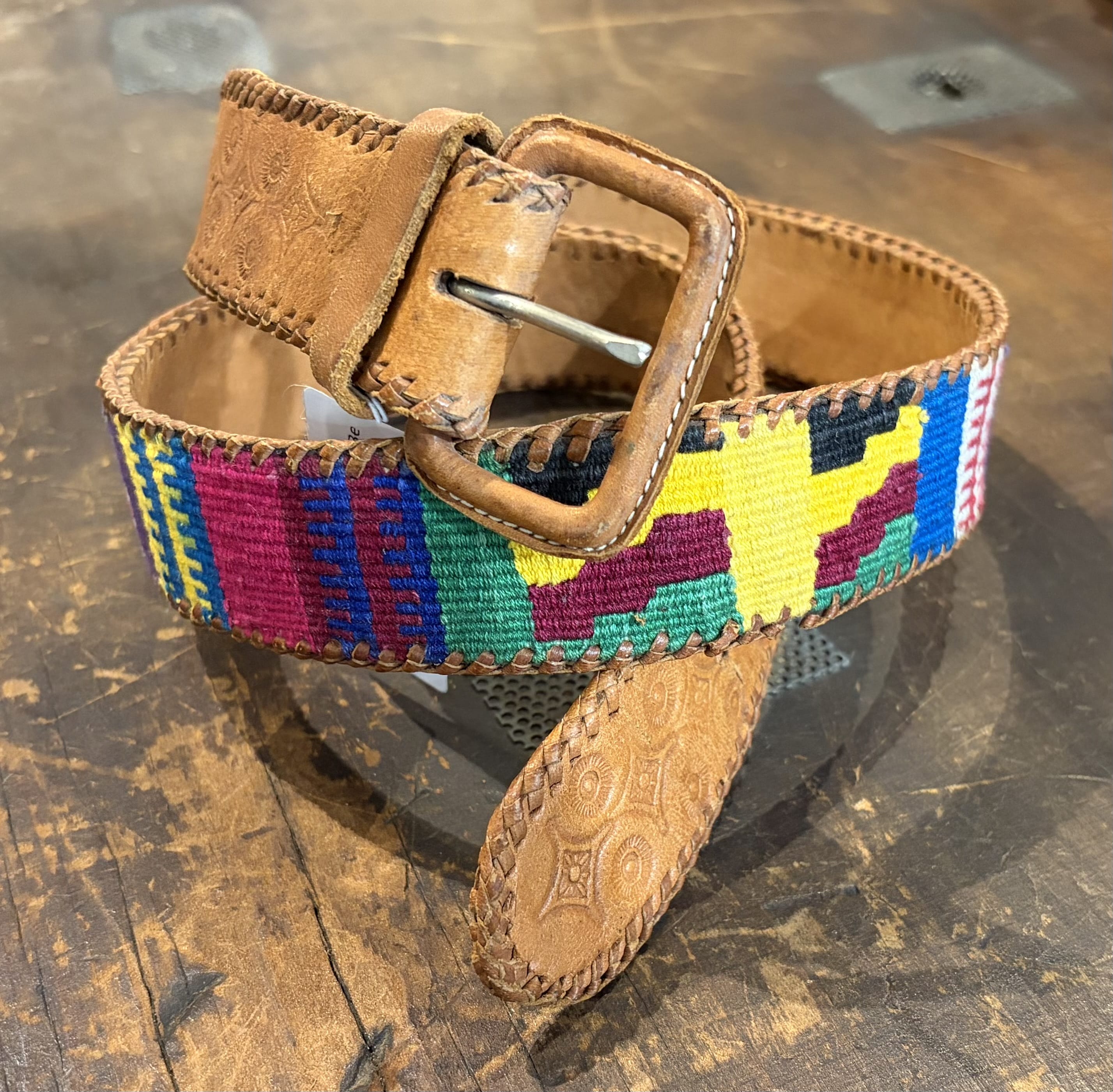 Vintage Mount Guatemalan Belt 32”, Sistergolden, Sistergolden