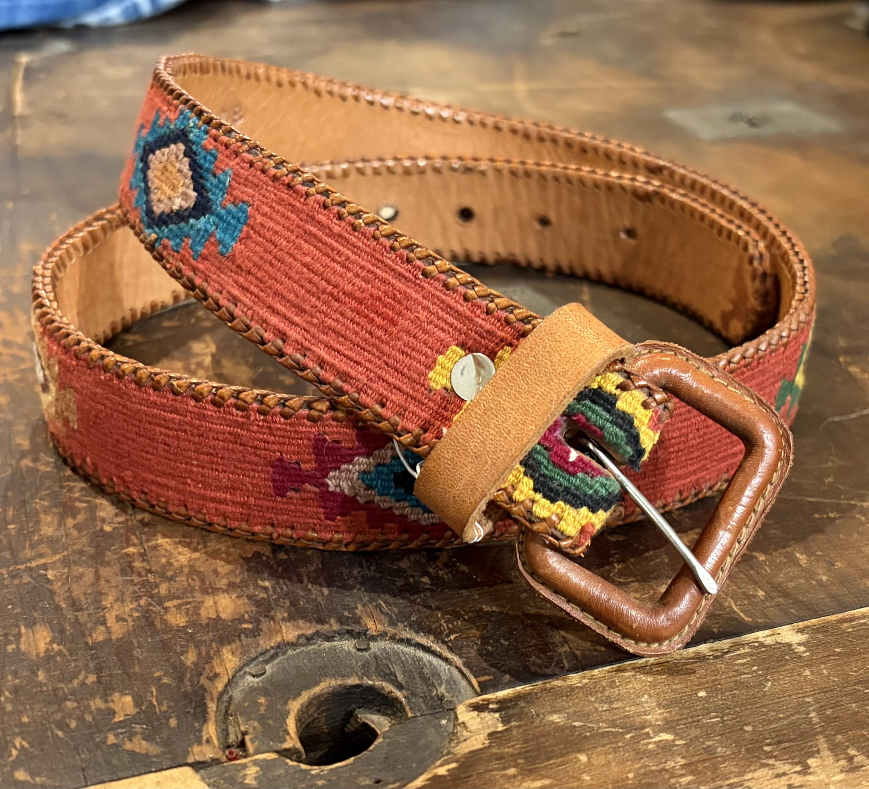 Sistergolden Vintage Native Guatemalan Belt 37”