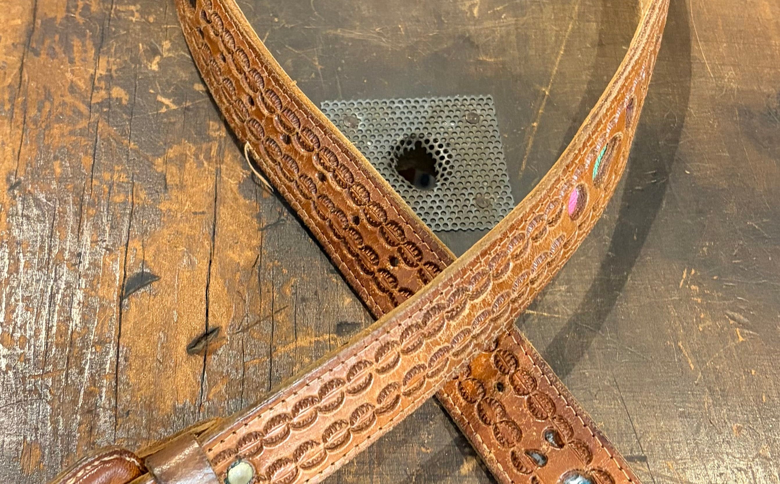 Sistergolden Vintage Paisley Guatemalan Belt 35”