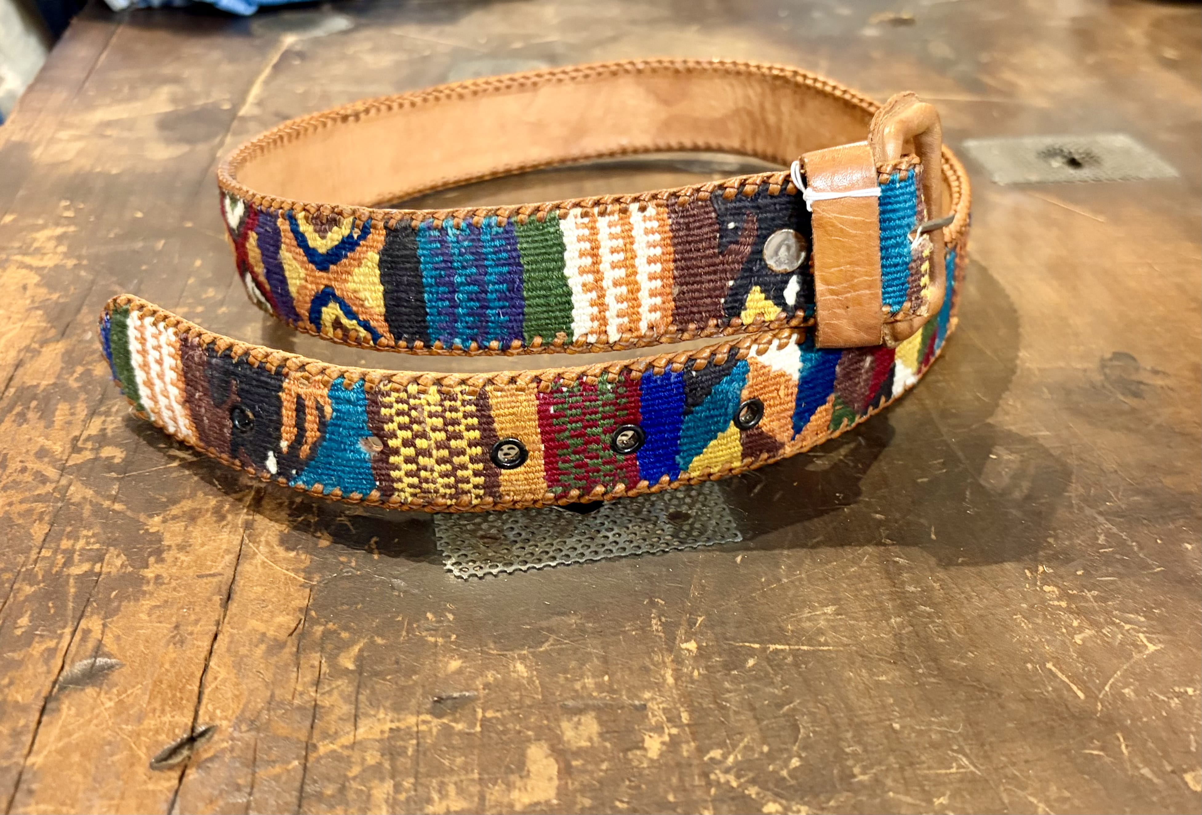 Vintage Prism Guatemalan Belt 36”, Sistergolden, Sistergolden