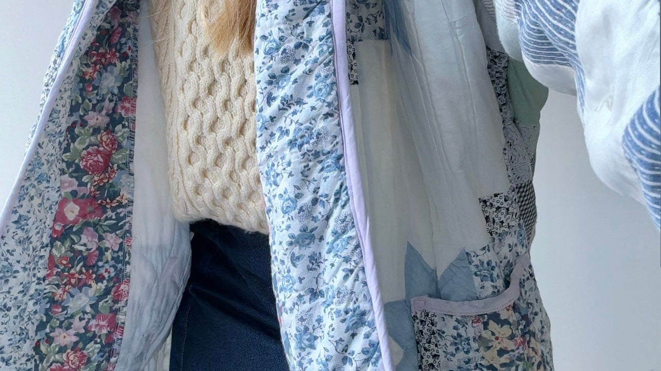 Sistergolden Vintage Quilt Jacket #10