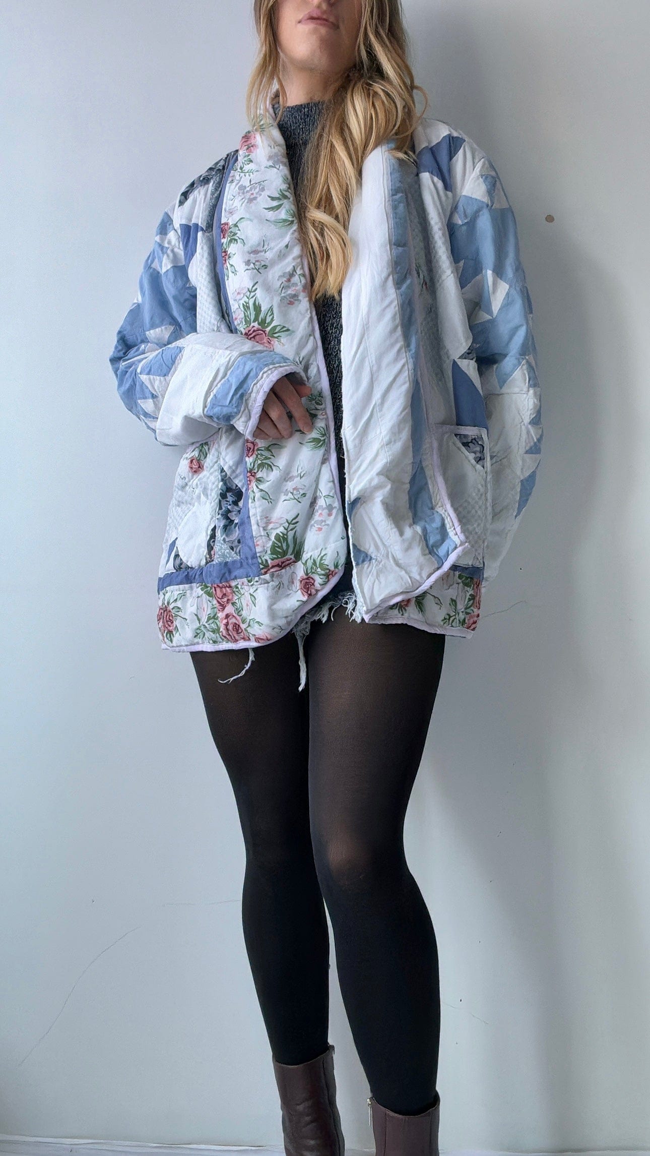 Sistergolden Vintage Quilt Jacket #8