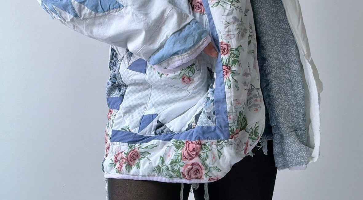 Sistergolden Vintage Quilt Jacket #8