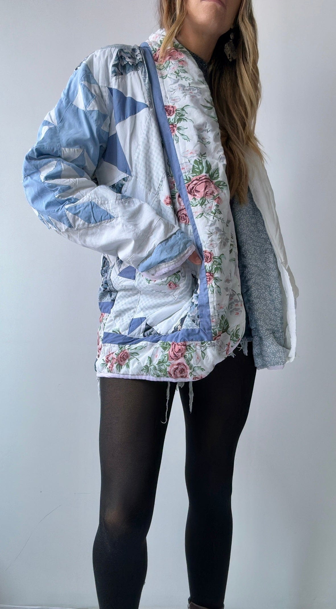 Sistergolden Vintage Quilt Jacket #8