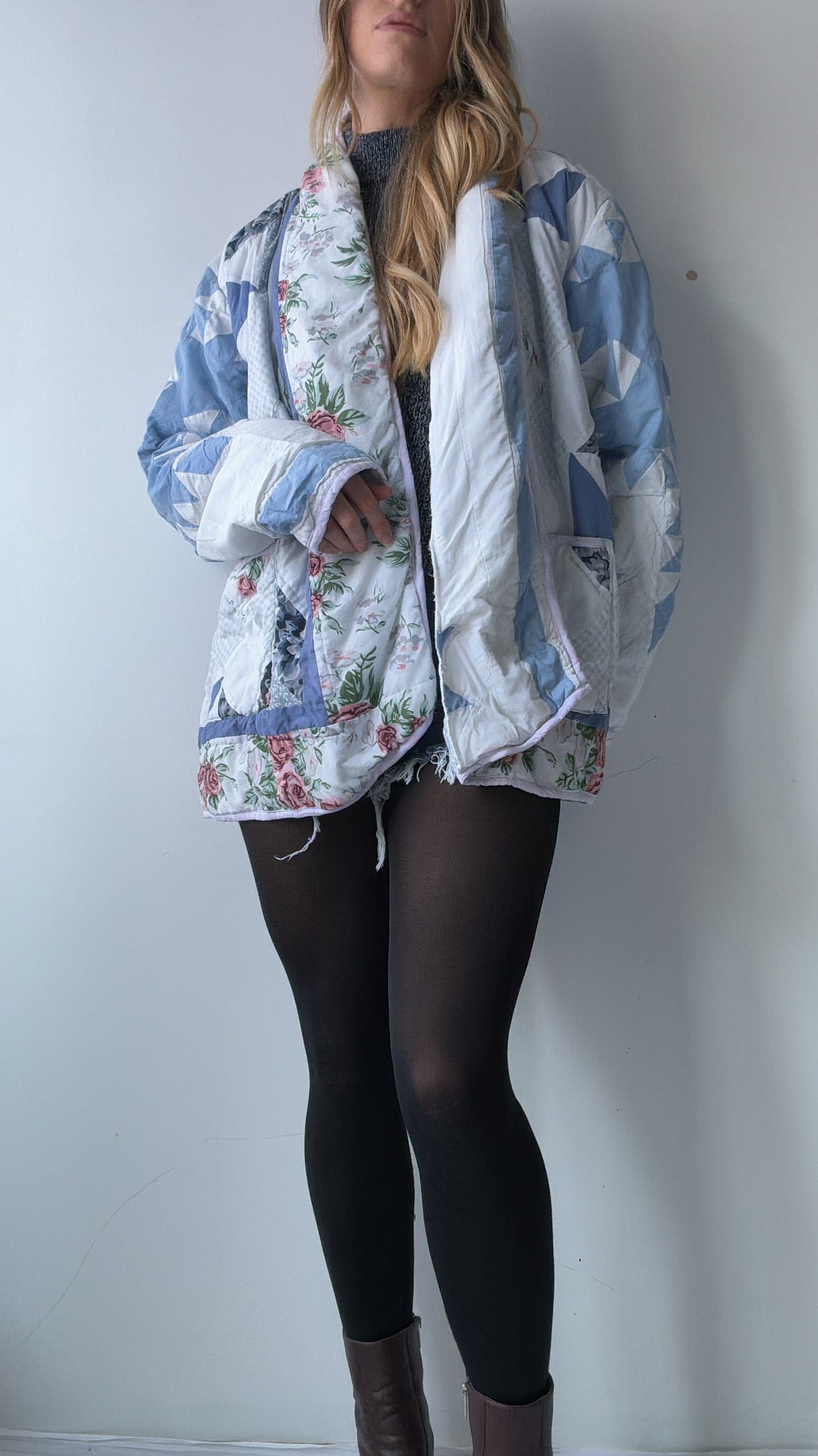 Sistergolden Vintage Quilt Jacket #8