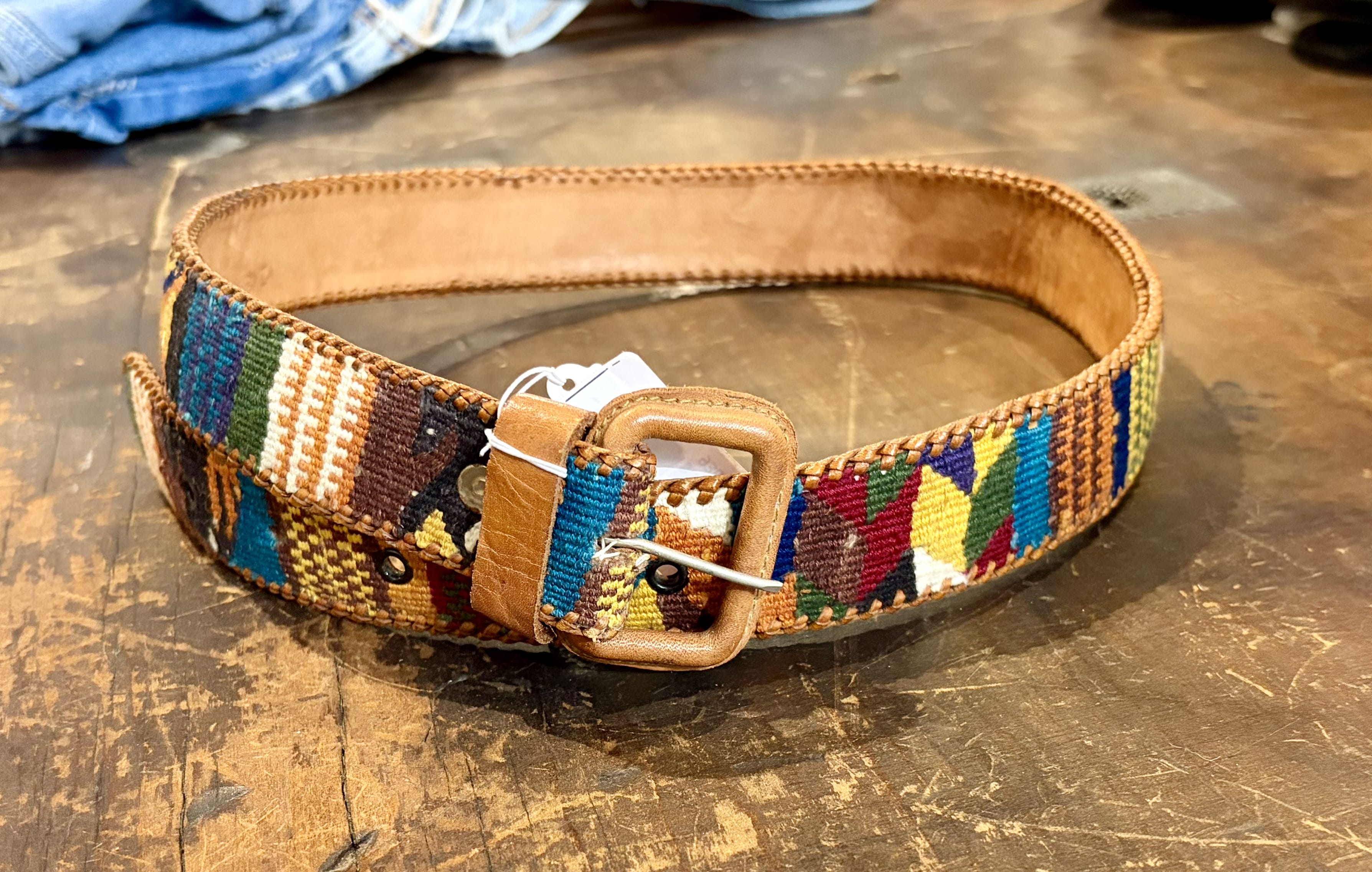 Vintage Prism Guatemalan Belt 36”, Sistergolden, Sistergolden