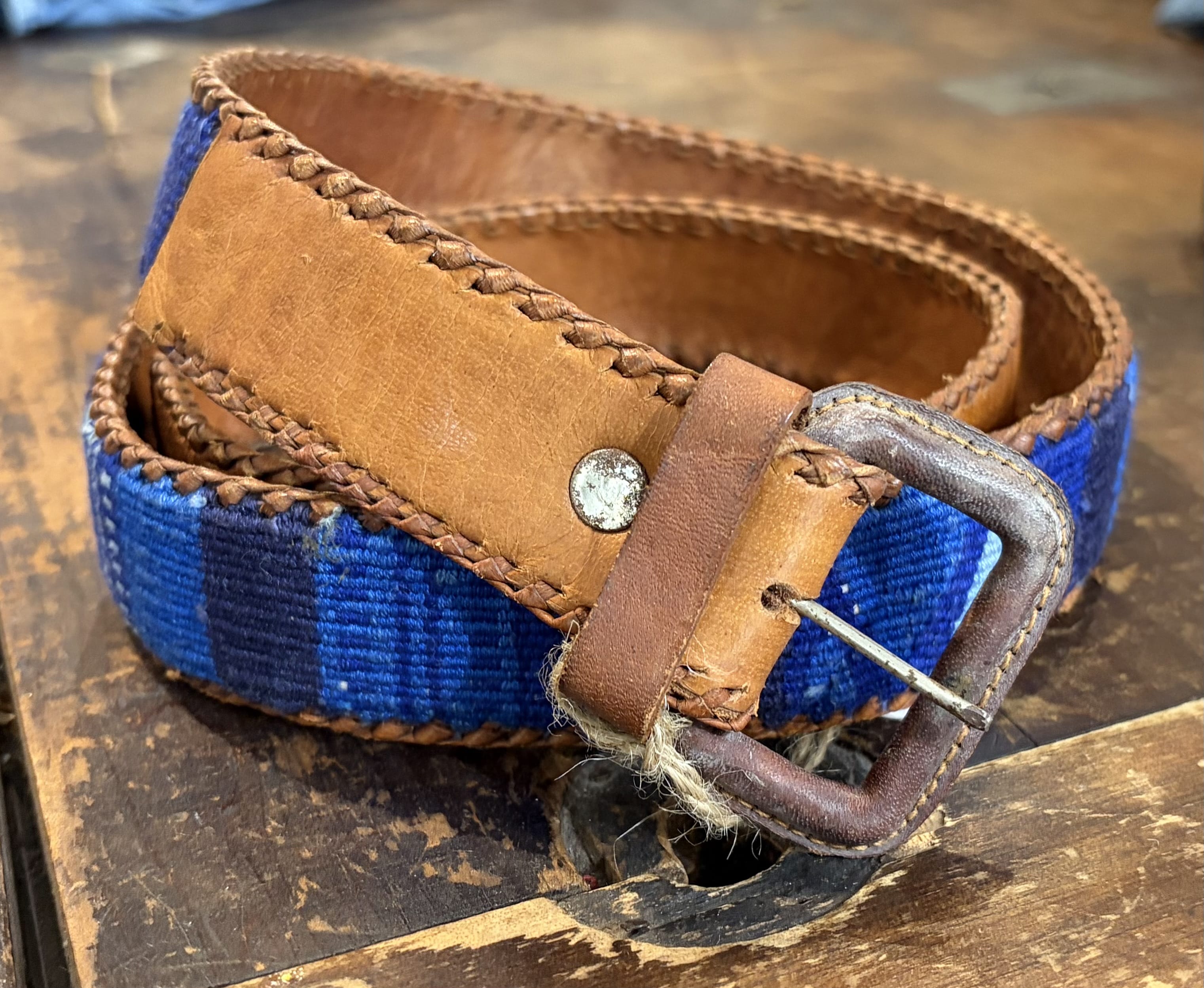 Vintage Sky Guatemalan Belt 38”, Sistergolden, Sistergolden