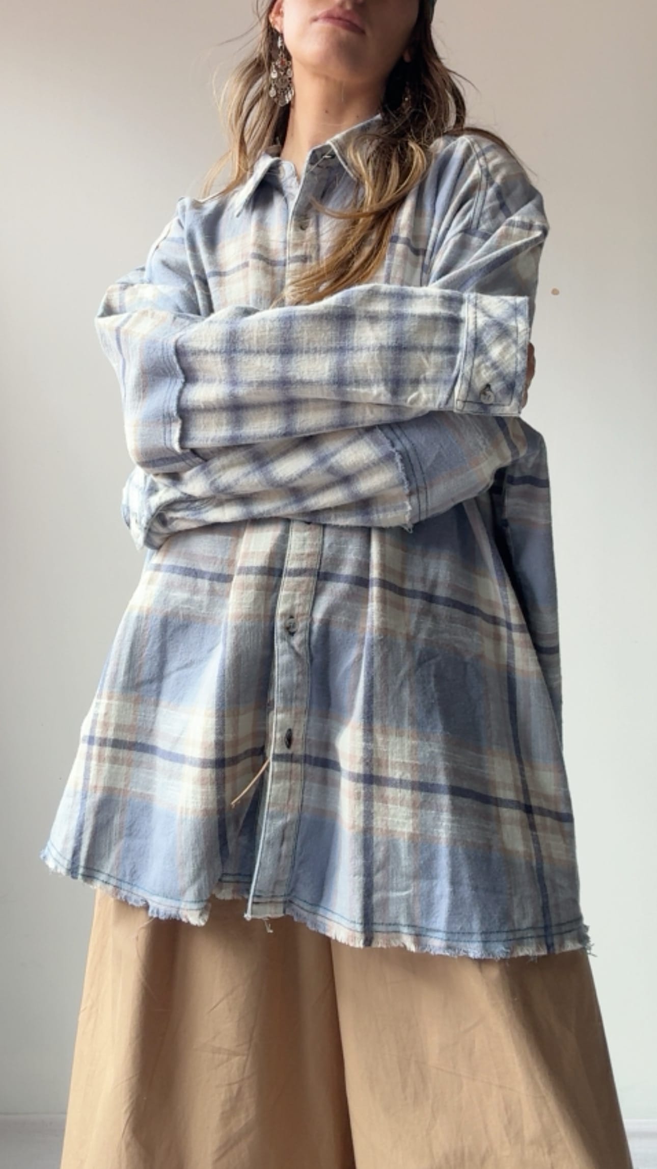 Urban Outfitters Flannel Shirt Blue, Urban Outfitters, Sistergolden