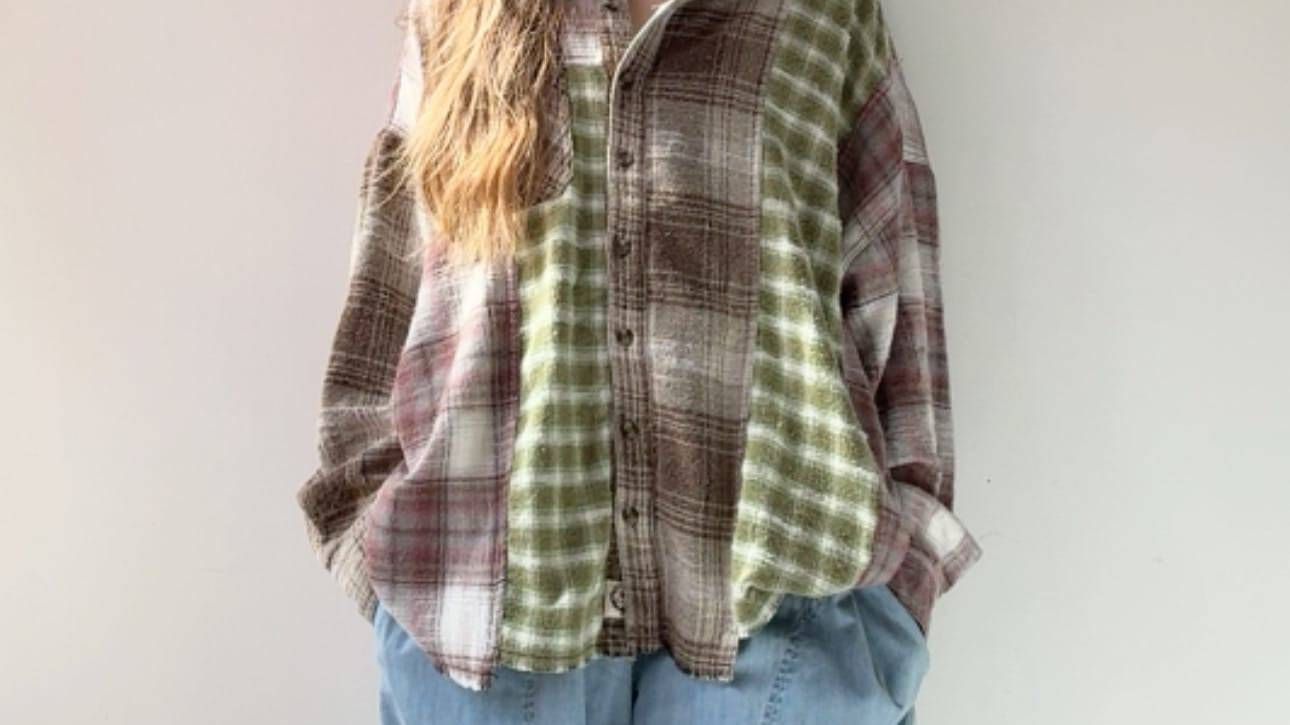 Urban Outfitters Shirt Urban Outfitters Flannel Shirt Brown