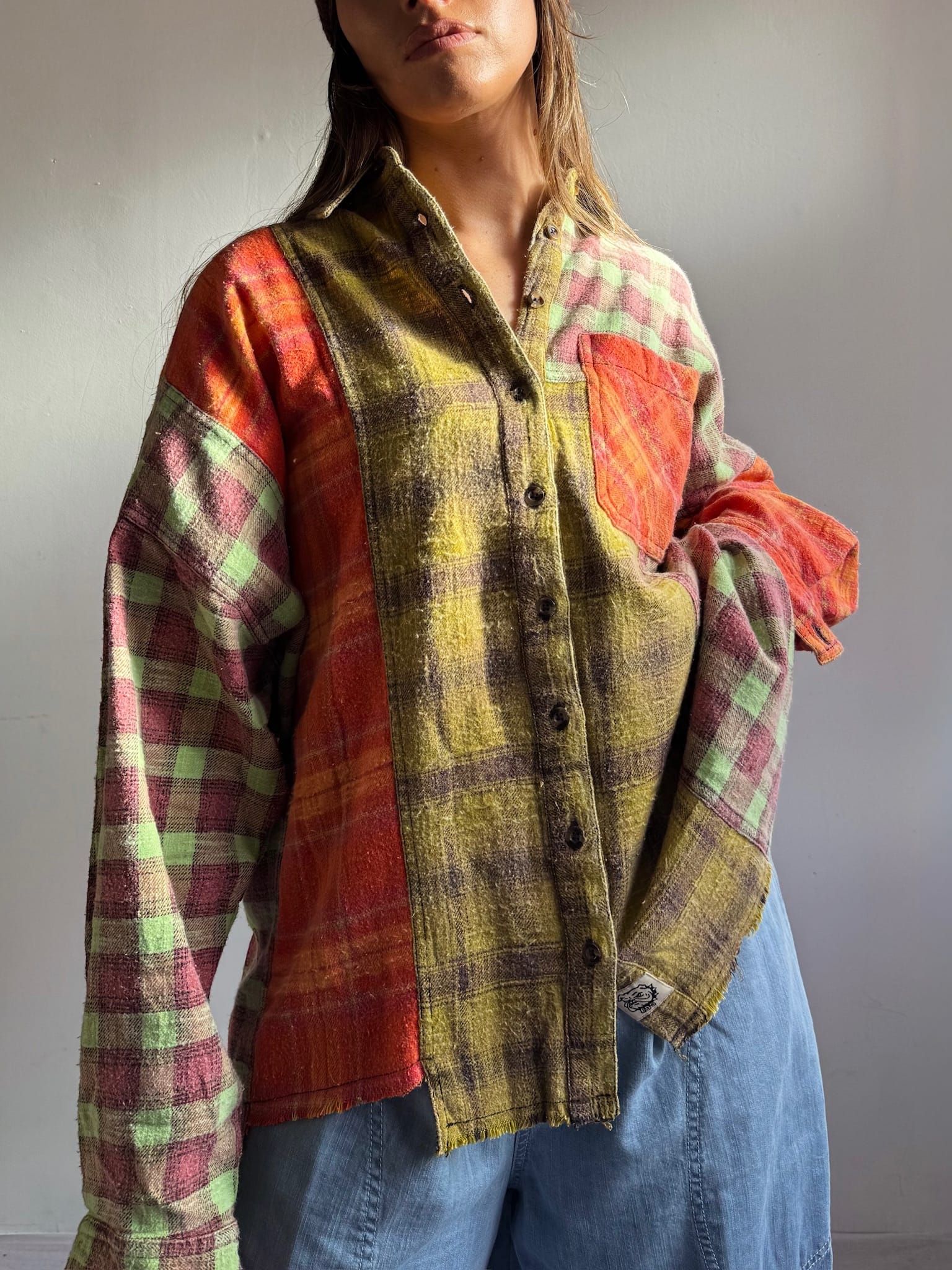 Urban Outfitters Flannel Shirt Orange, Urban Outfitters, Sistergolden