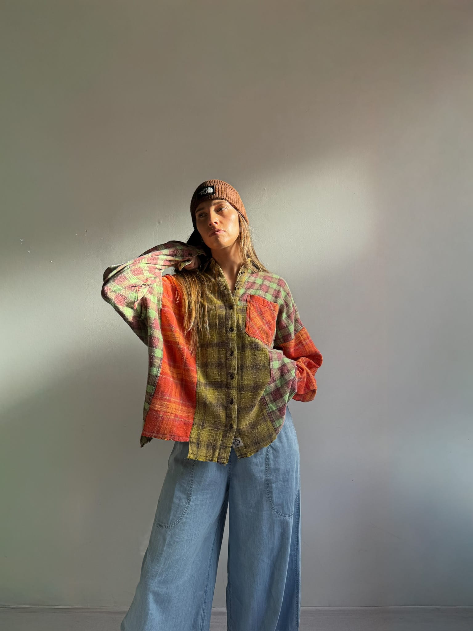 Urban Outfitters Flannel Shirt Orange, Urban Outfitters, Sistergolden