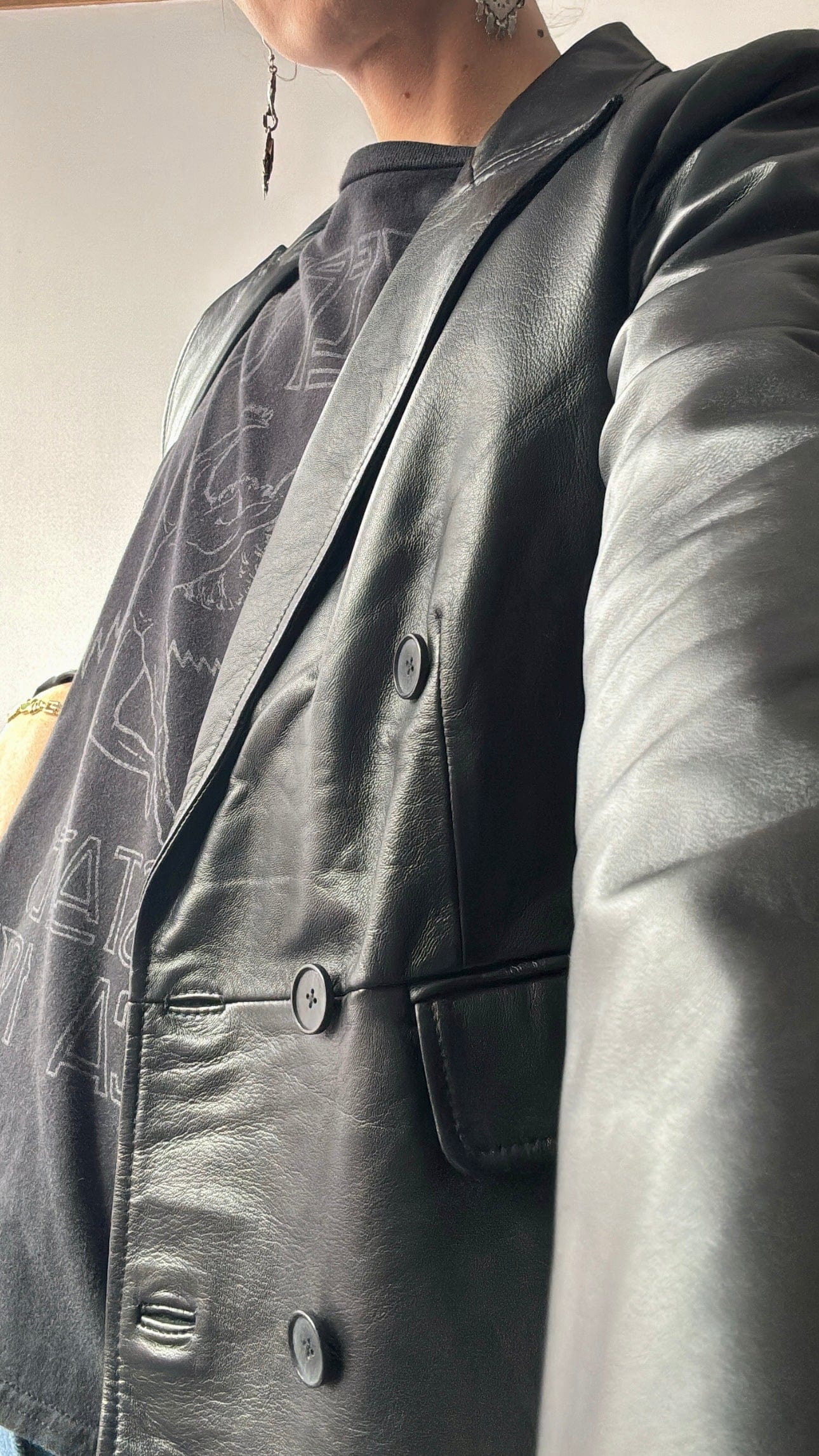 Lethal Leather Blazer, Witchery, Sistergolden